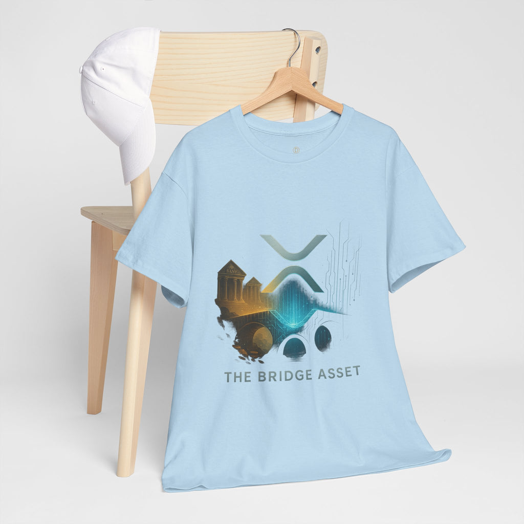 Ripple XRP Crypto Tee — 'The Bridge Asset' Logo T-Shirt