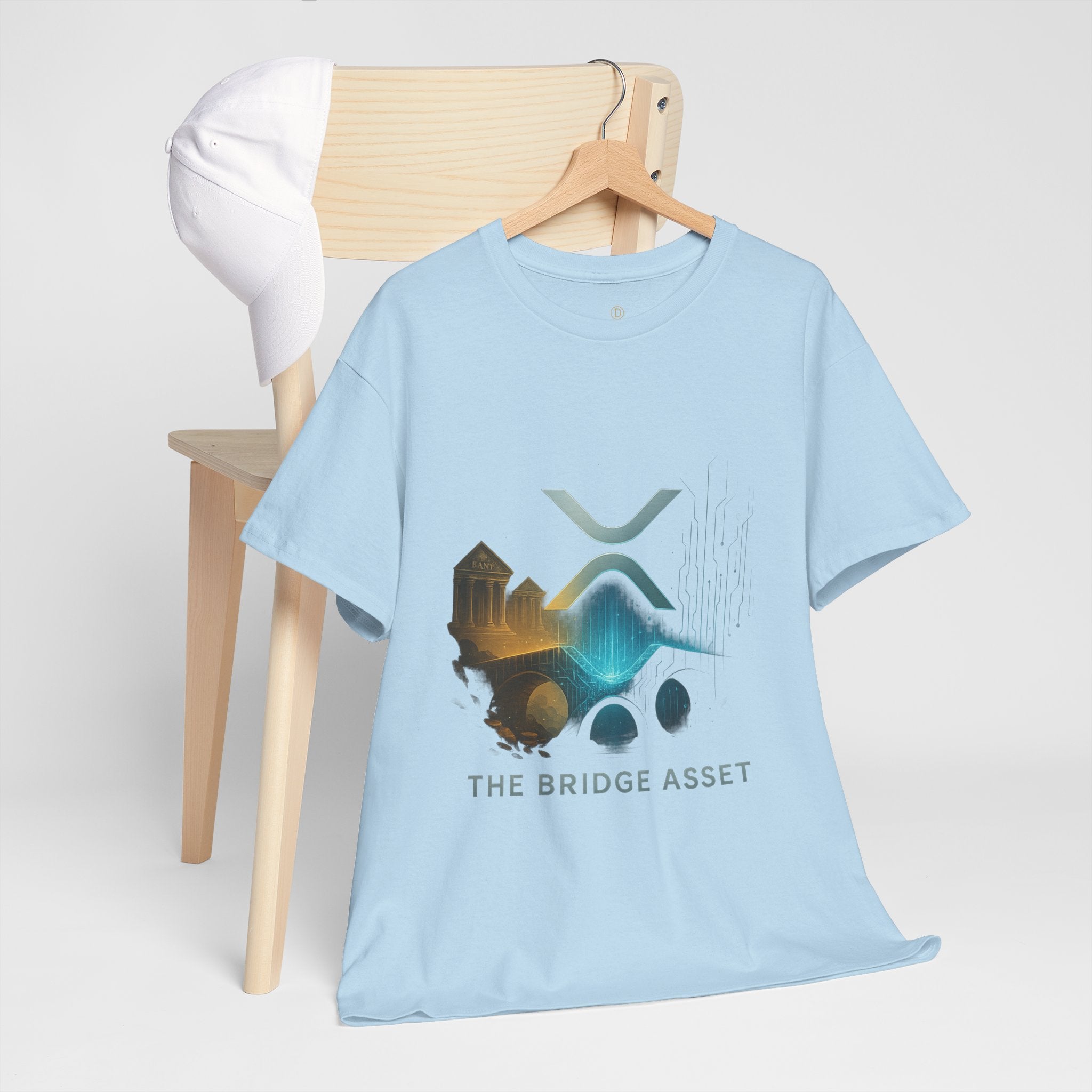 Ripple XRP Crypto Tee — 'The Bridge Asset' Logo T-Shirt