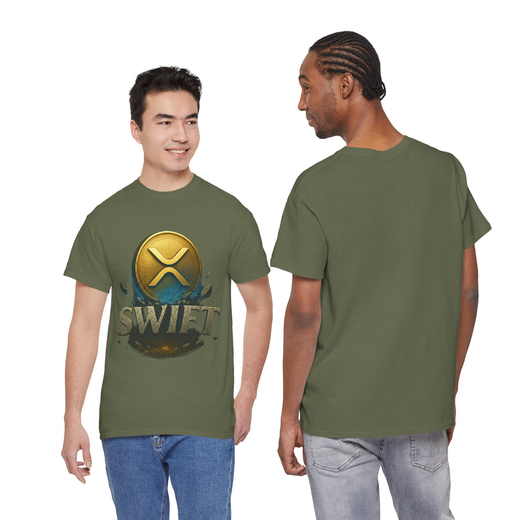 XRP Swift Cryptocurrency T‑Shirt — Ripple Coin Logo Graphic Tee