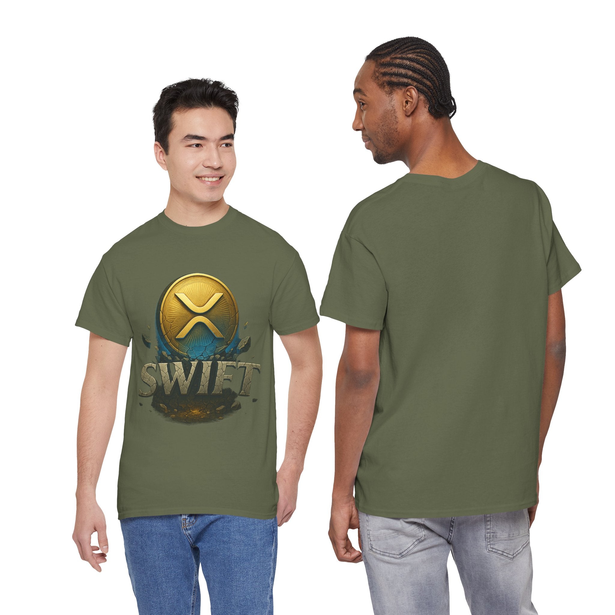 XRP Swift Cryptocurrency T‑Shirt — Ripple Coin Logo Graphic Tee