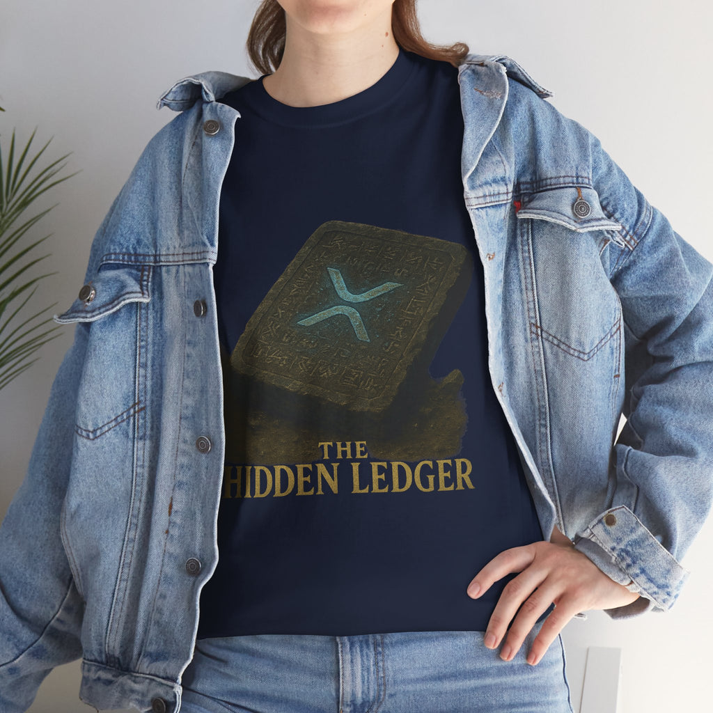 T-Shirt — "The Hidden Ledger" Crypto XRP Wallet Graphic Tee