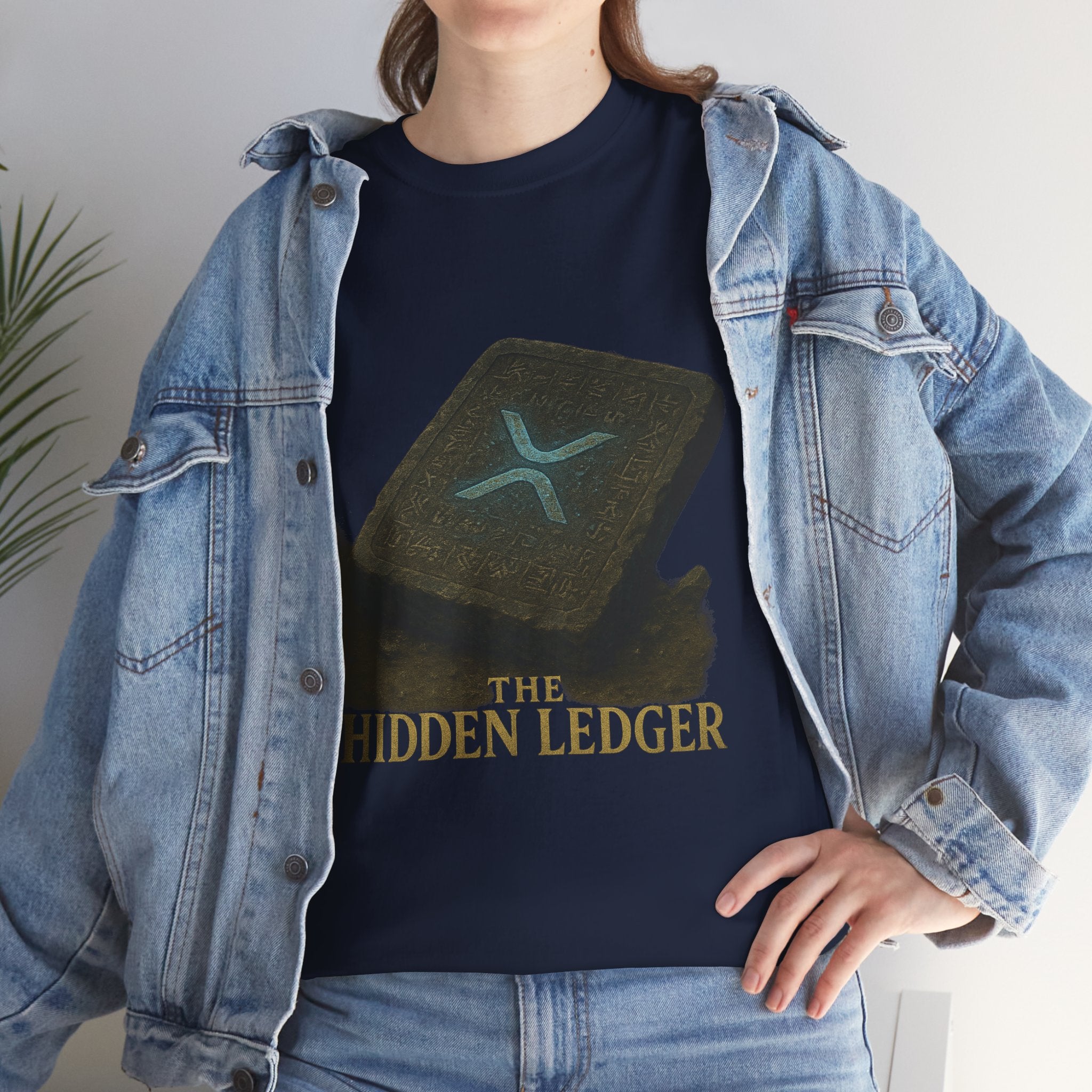 T-Shirt — "The Hidden Ledger" Crypto XRP Wallet Graphic Tee