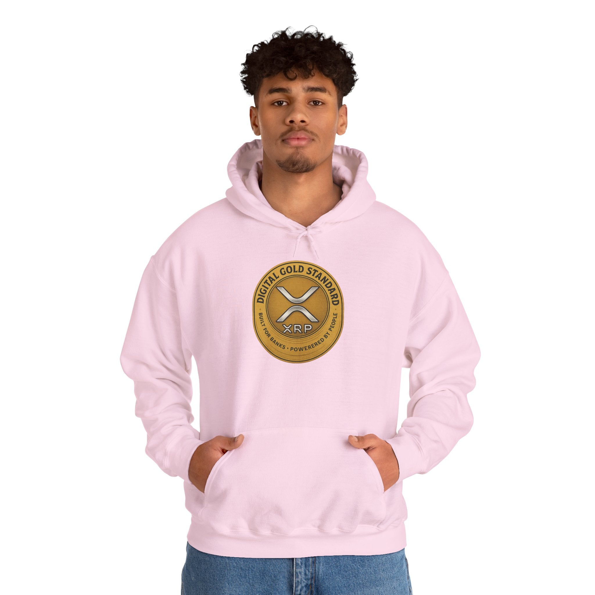Crypto Coin Logo Hoodie — Digital Gold Standard XRP Emblem