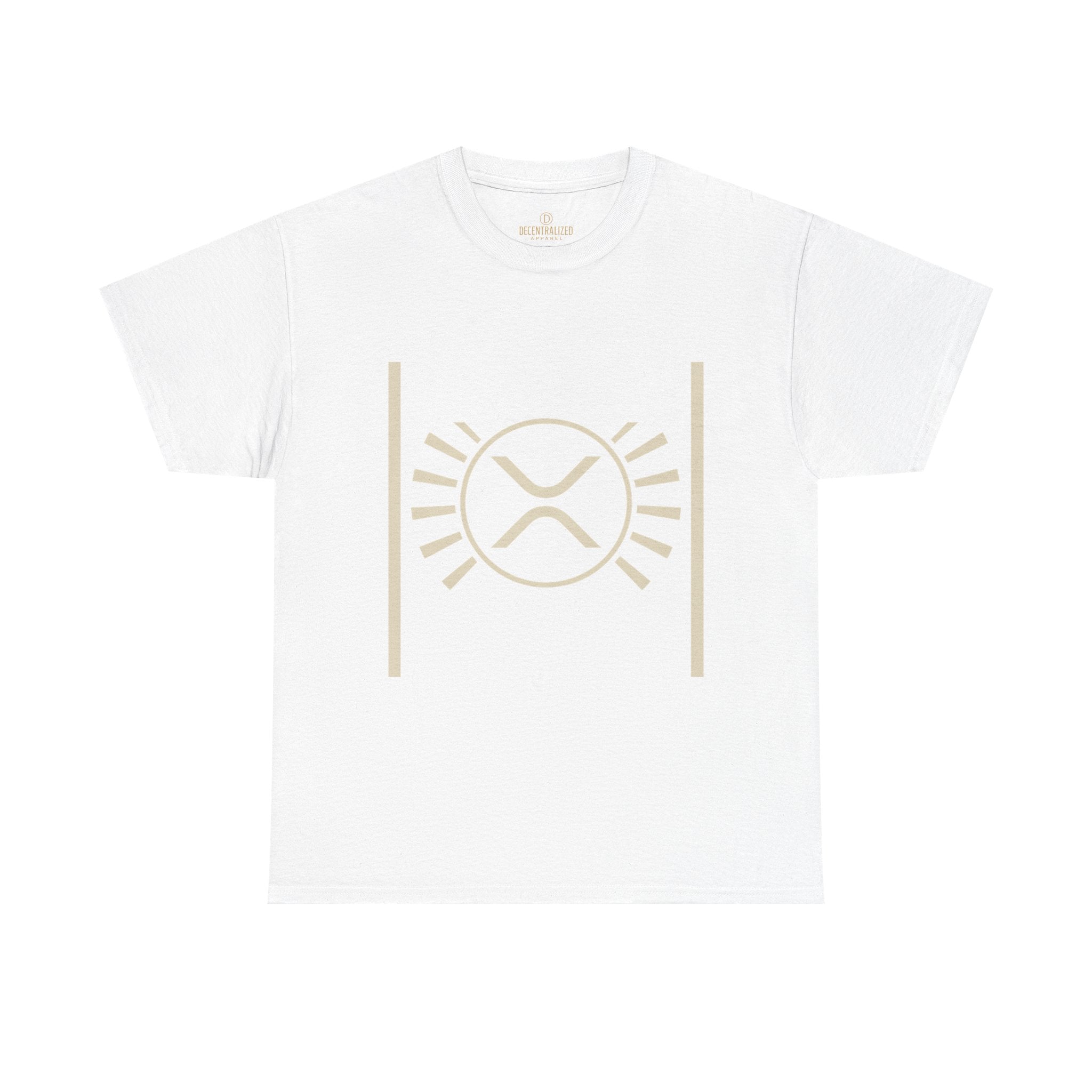 XRP Sun Logo T‑Shirt — Minimal Crypto Ripple Tee