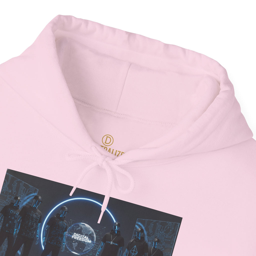 Futuristic Neon Portal Hoodie – Cyberpunk Sci‑Fi Crew Graphic Sweatshirt