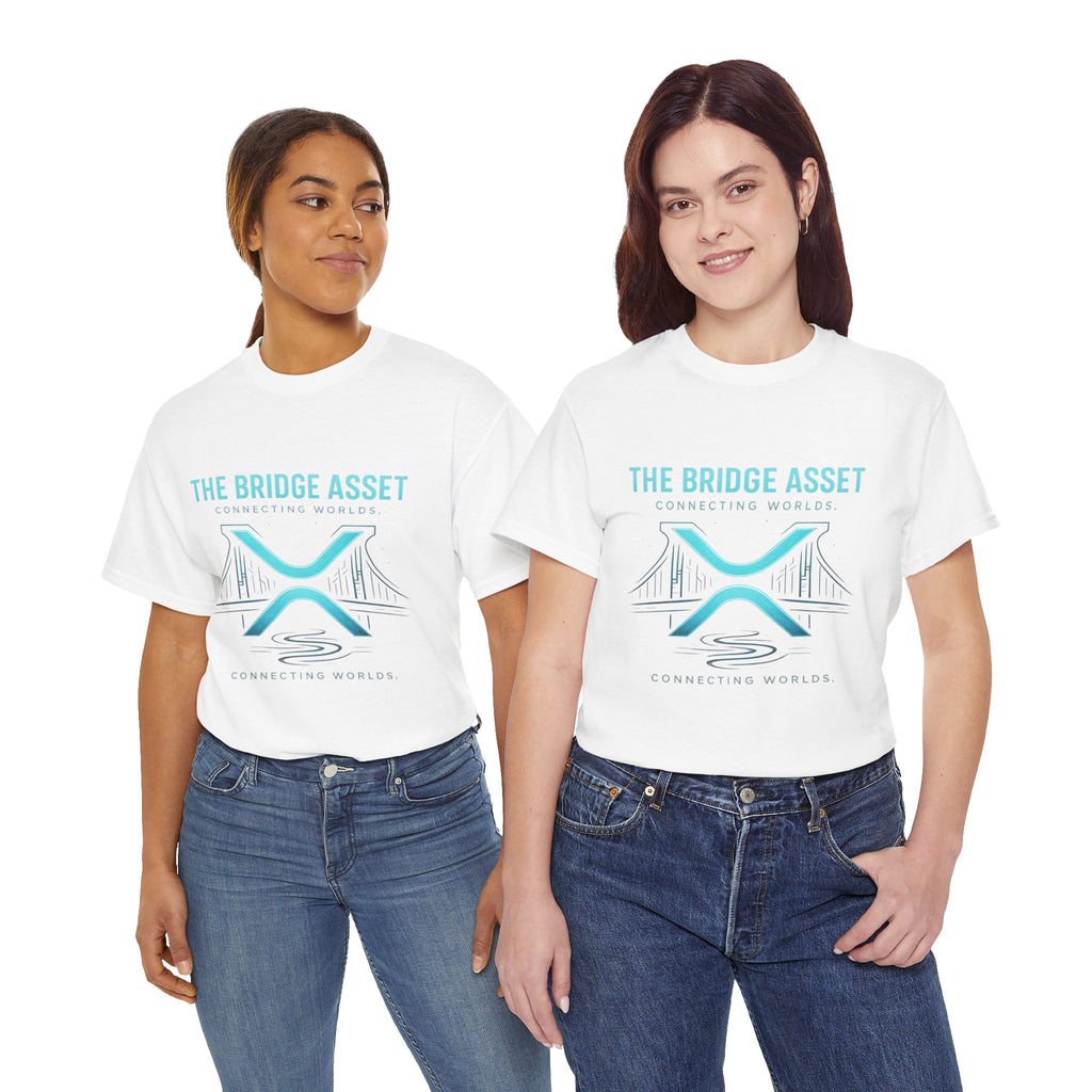 The Bridge Asset Tee – 'Connecting Worlds' Crypto Ripple X Logo T-Shirt