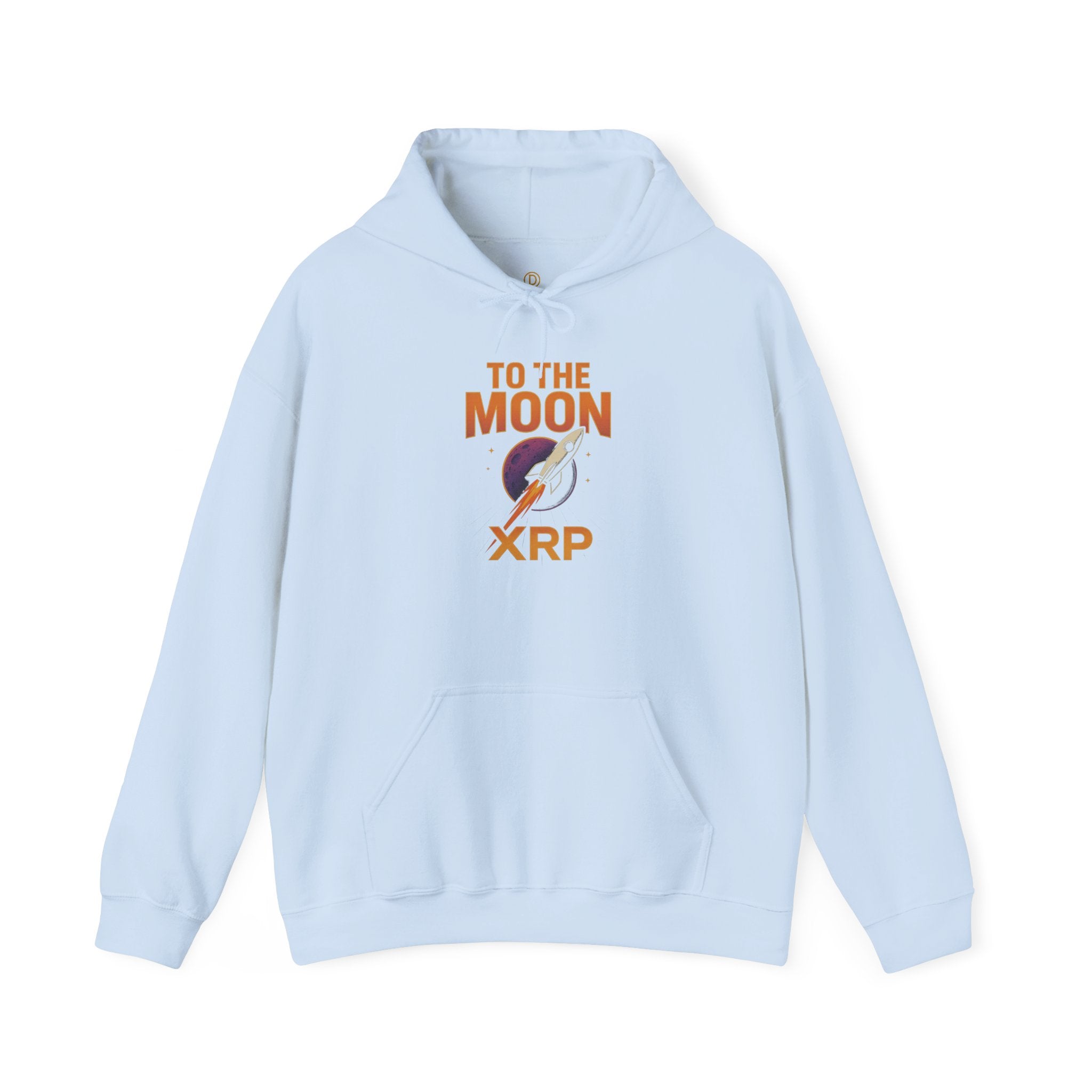 XRP To The Moon Hoodie — Crypto Investor Graphic Sweatshirt