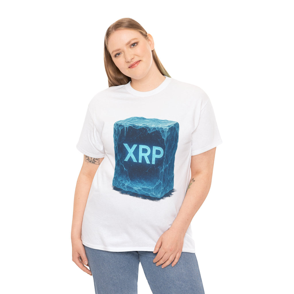 XRP Ice Block Tee — Crypto Ripple Logo T-Shirt