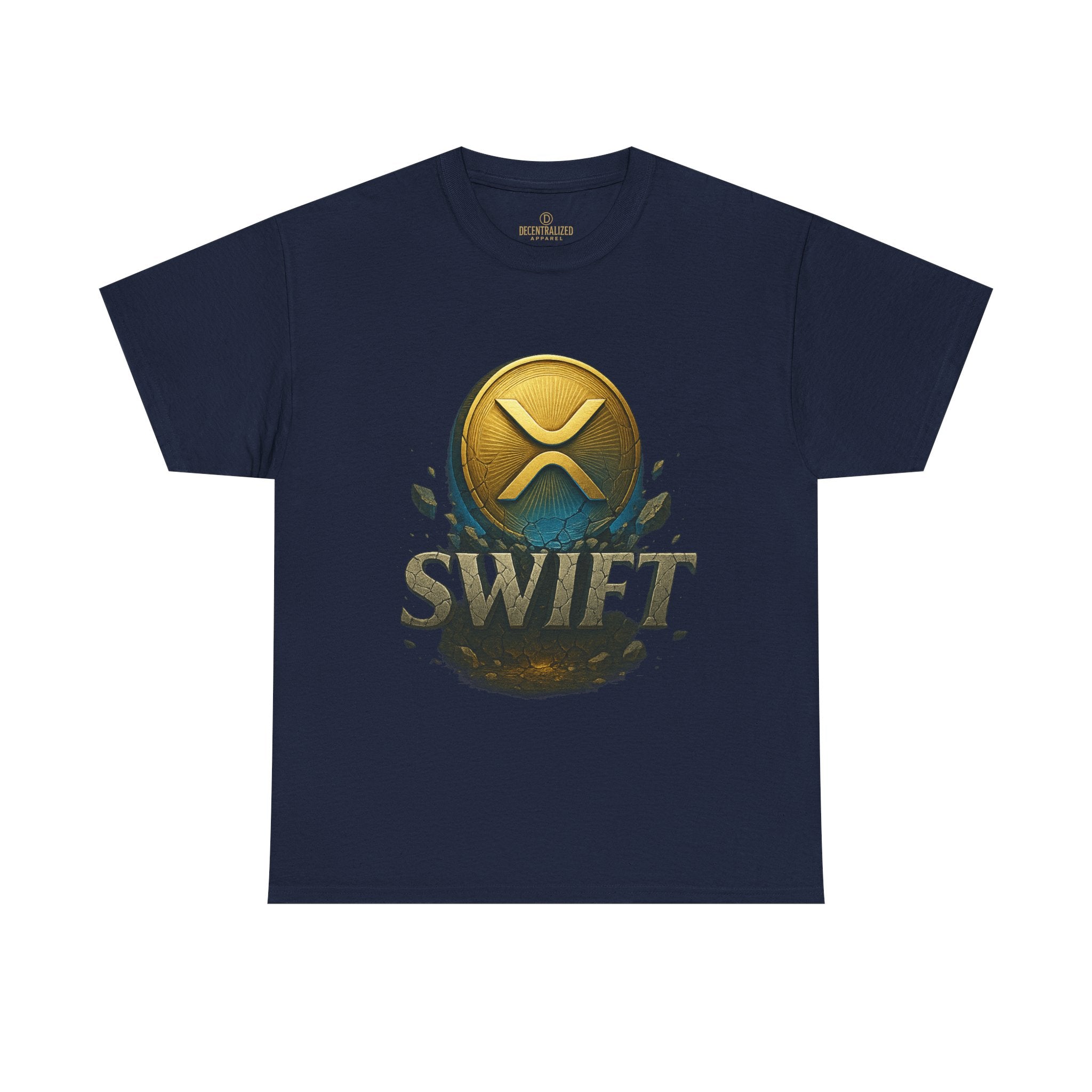 XRP Swift Cryptocurrency T‑Shirt — Ripple Coin Logo Graphic Tee