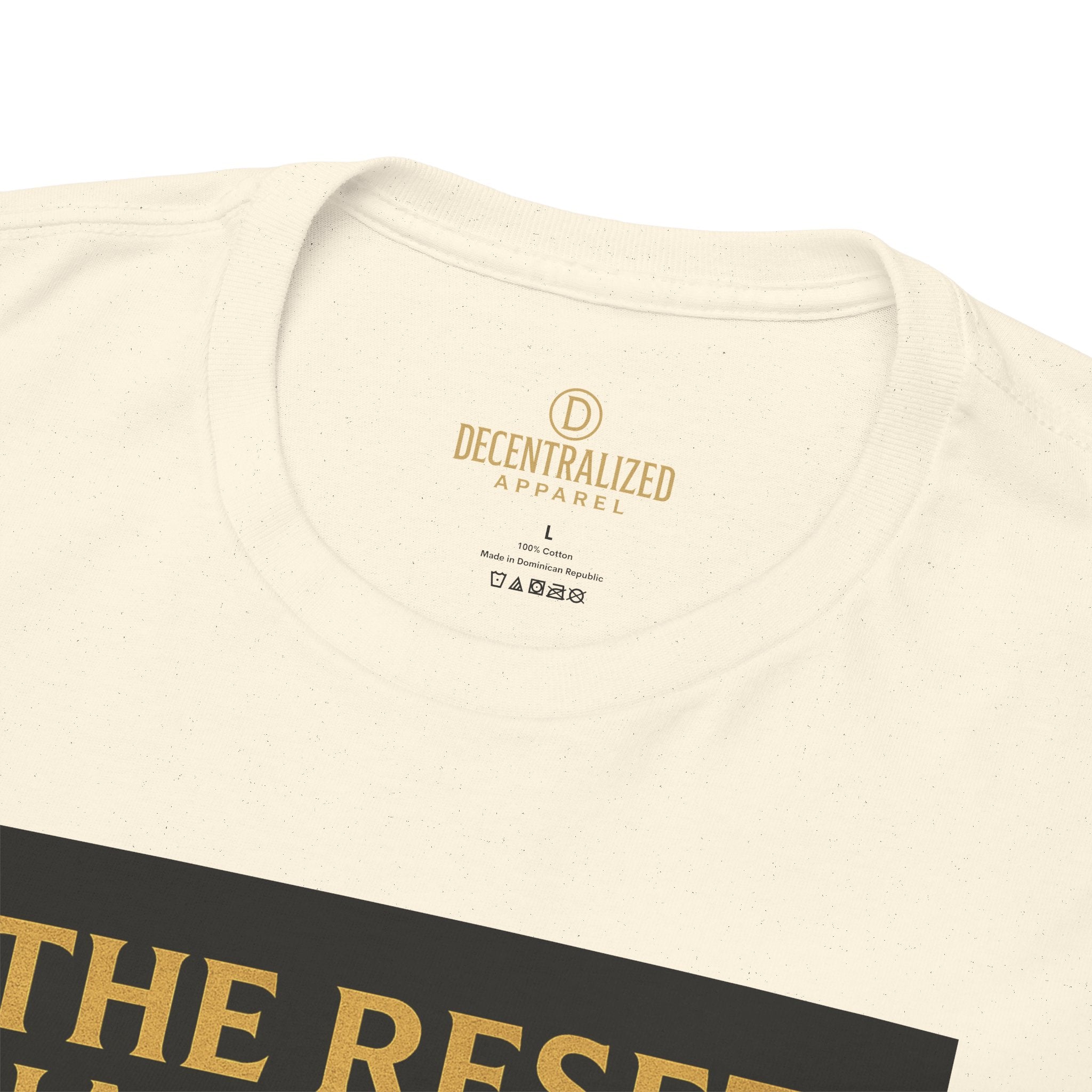 XRP Crypto Tee — "The Reset Has Begun" Bitcoin Alternative Shirt
