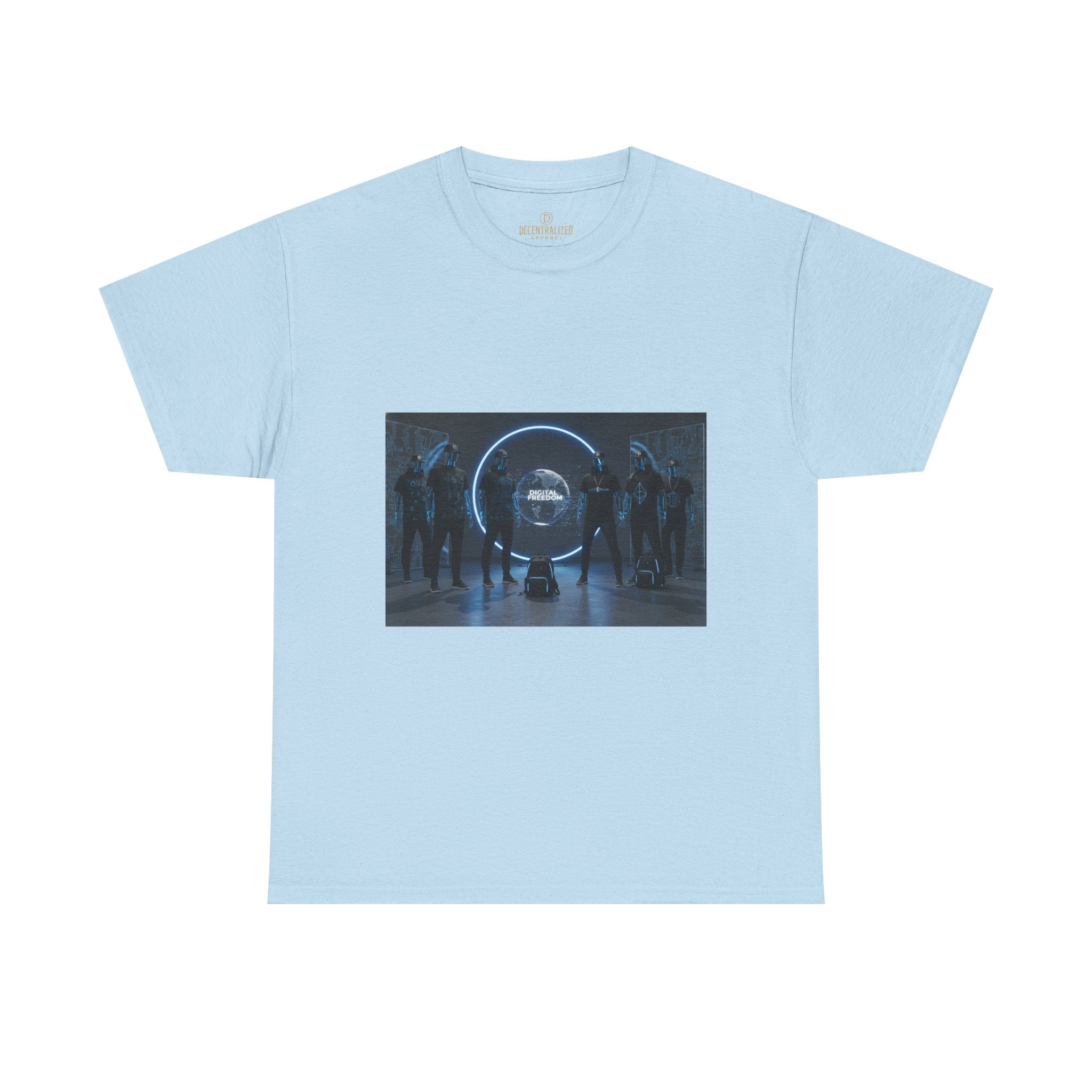 Sci‑Fi Portal Graphic Tee — Futuristic Neon Crew T-Shirt