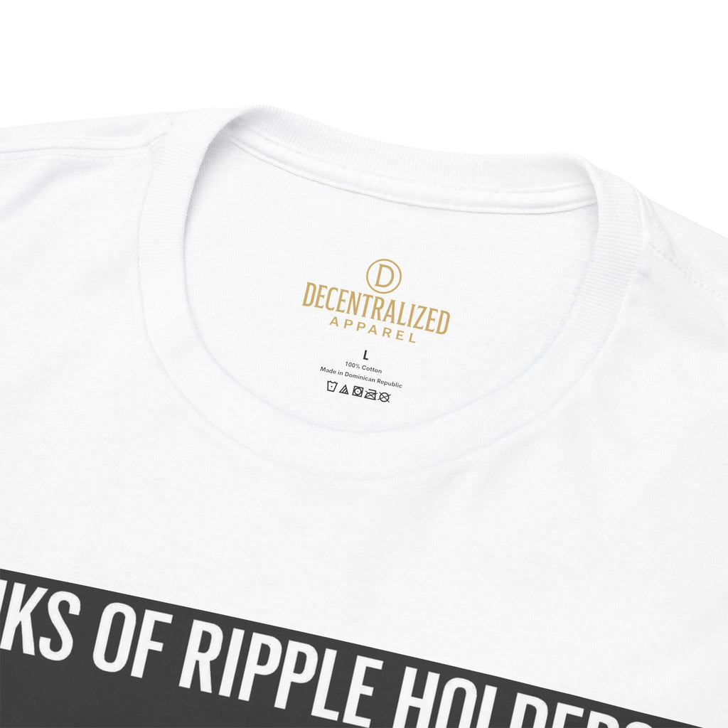 Crypto Ranks T-Shirt – "Ranks of Ripple Holders" Illustrated Guide