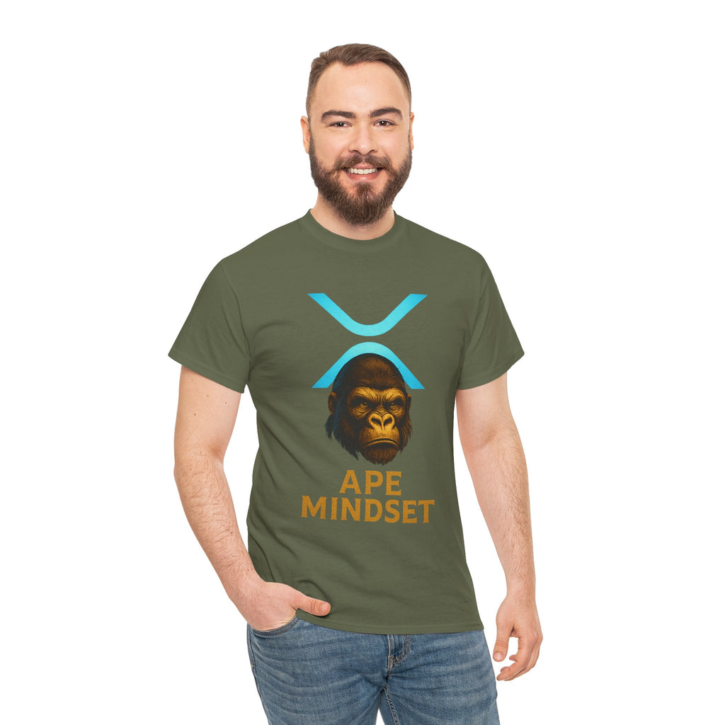 Ape Mindset T-Shirt — Crypto XRP Ape Graphic Tee