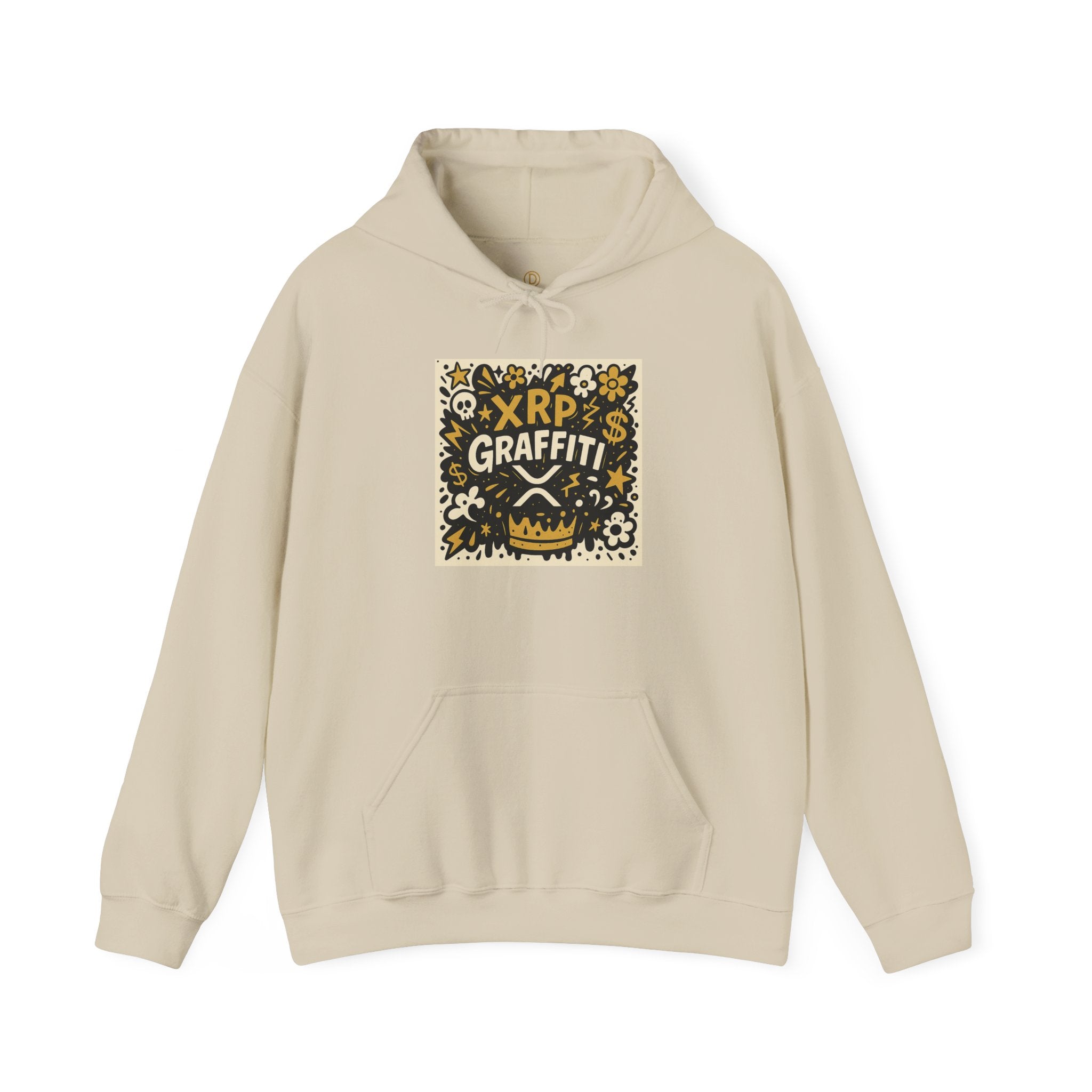 XRP Graffiti Hoodie – Street Art Crypto Sweatshirt