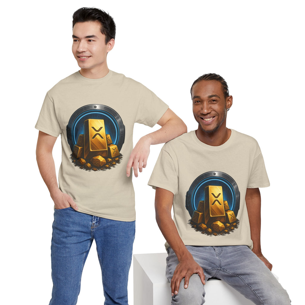 Crypto Gold Bars T-Shirt — Ripple (XRP) Stack Graphic Tee