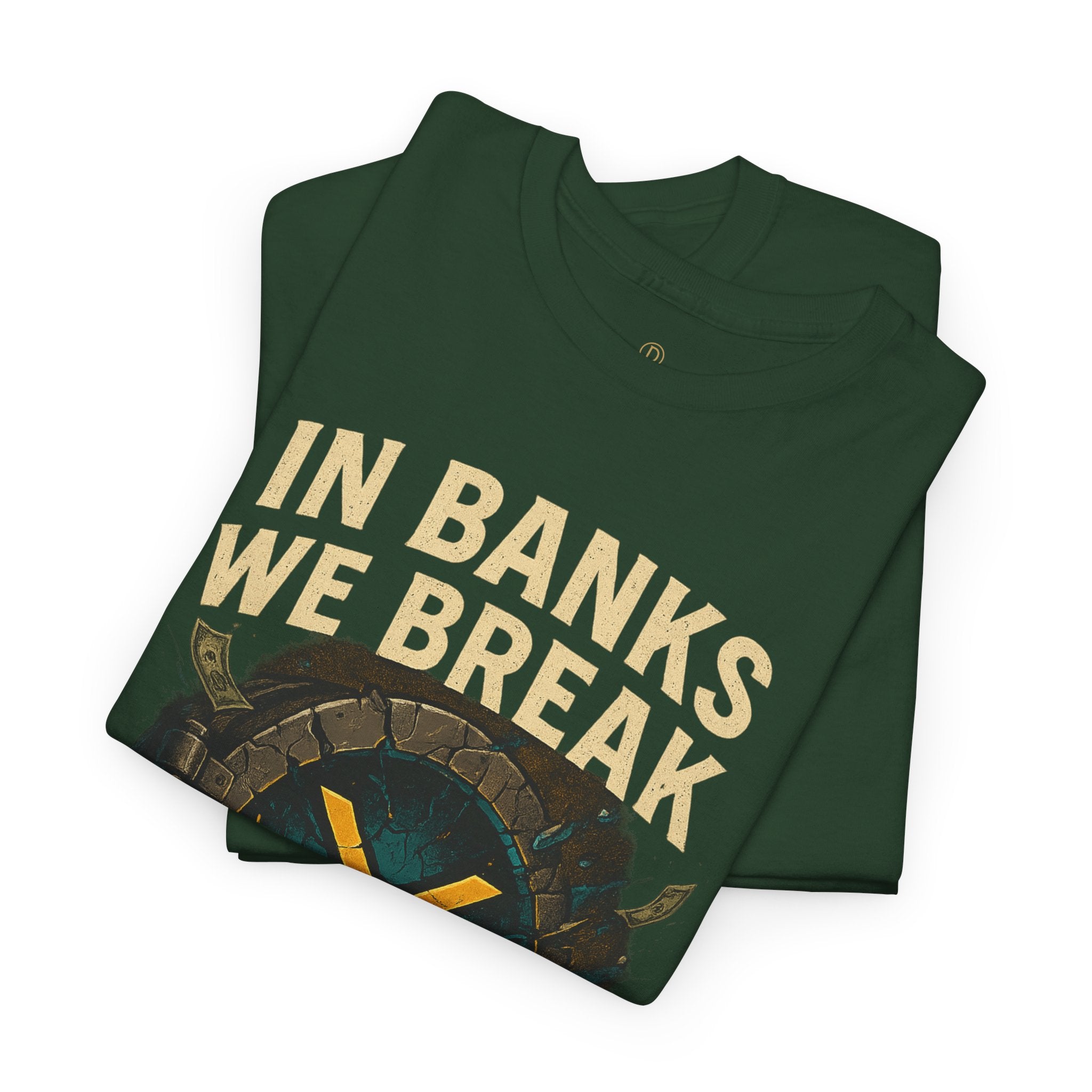 In Banks We Break XRP Crypto Graphic Tee