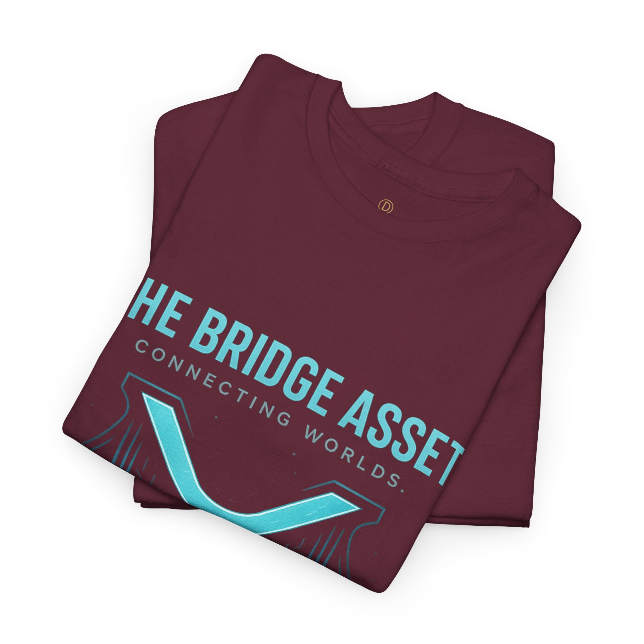 The Bridge Asset Tee – 'Connecting Worlds' Crypto Ripple X Logo T-Shirt