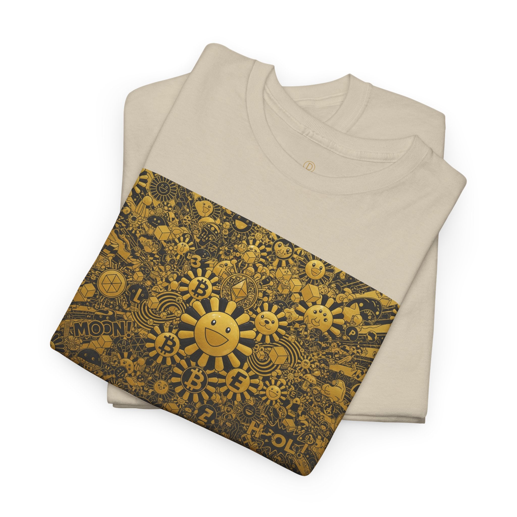 Sunflower Burst T‑Shirt — Golden Sunflower Pattern Tee