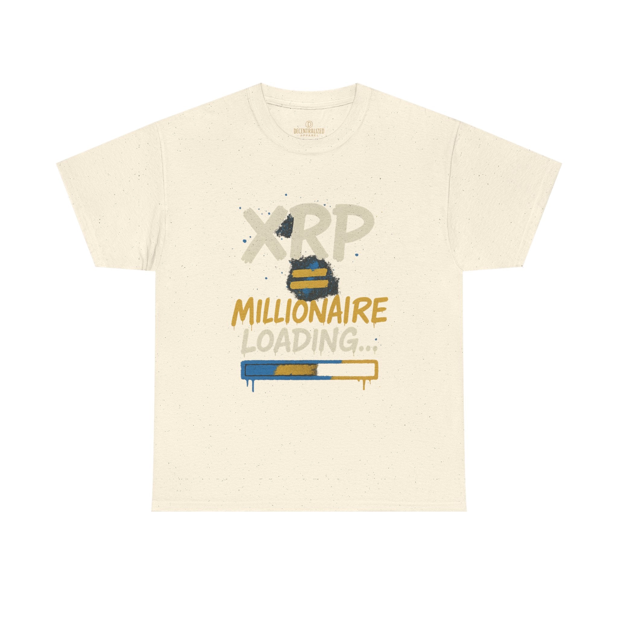 XRP Millionaire Loading T-Shirt — Crypto Investor Progress Tee