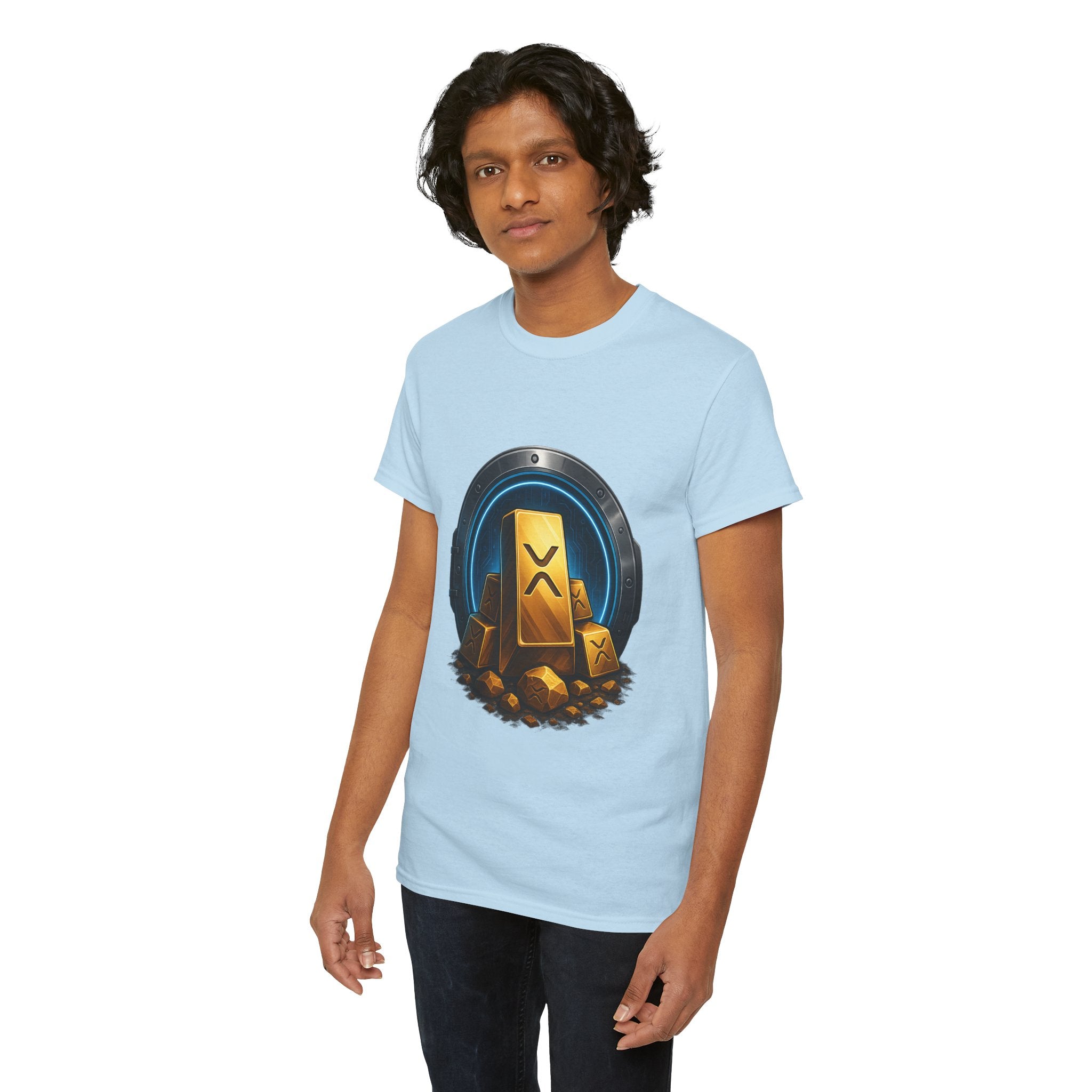 Crypto Gold Bars T-Shirt — Ripple (XRP) Stack Graphic Tee