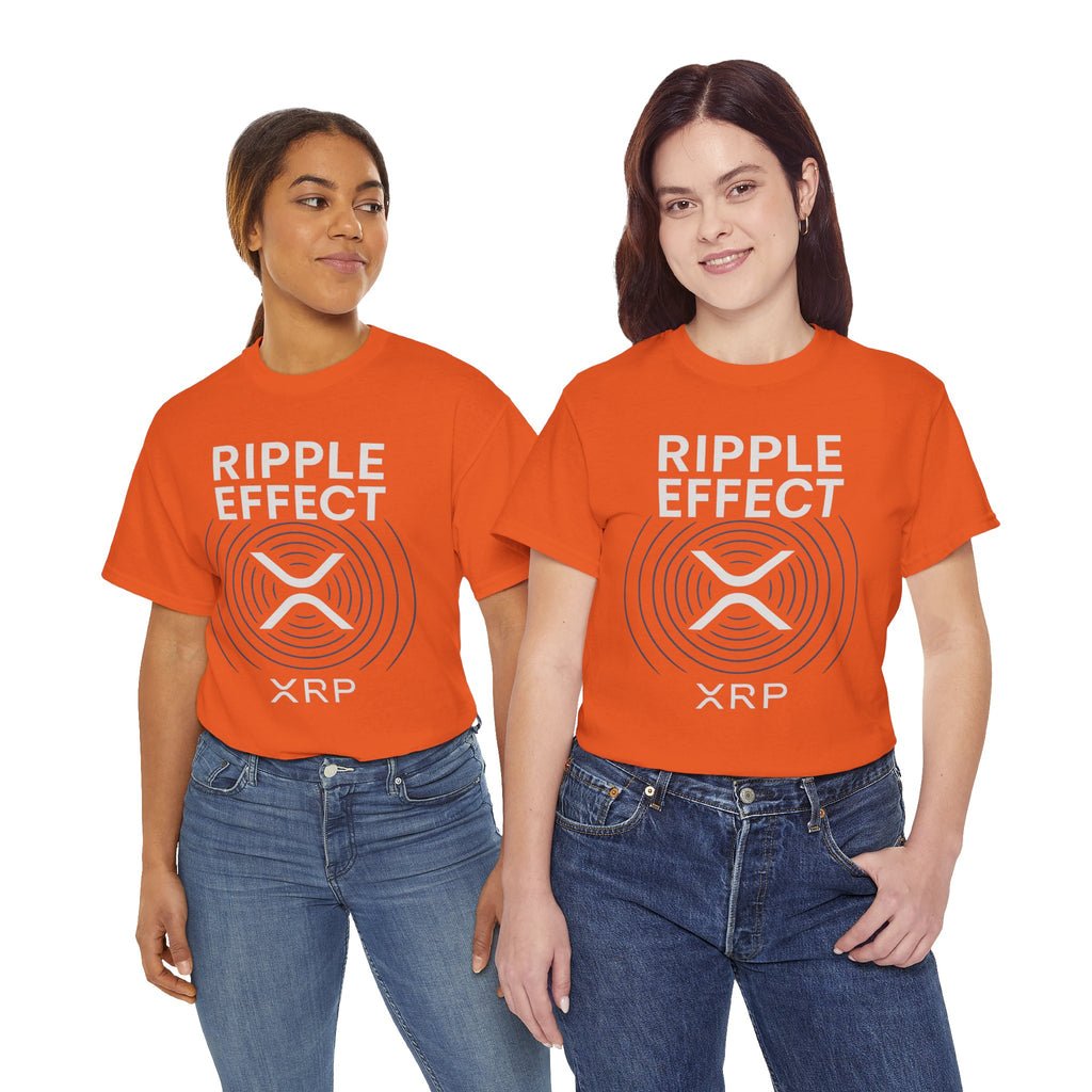 Ripple Effect XRP Tee — Minimal Cryptocurrency Logo T-Shirt