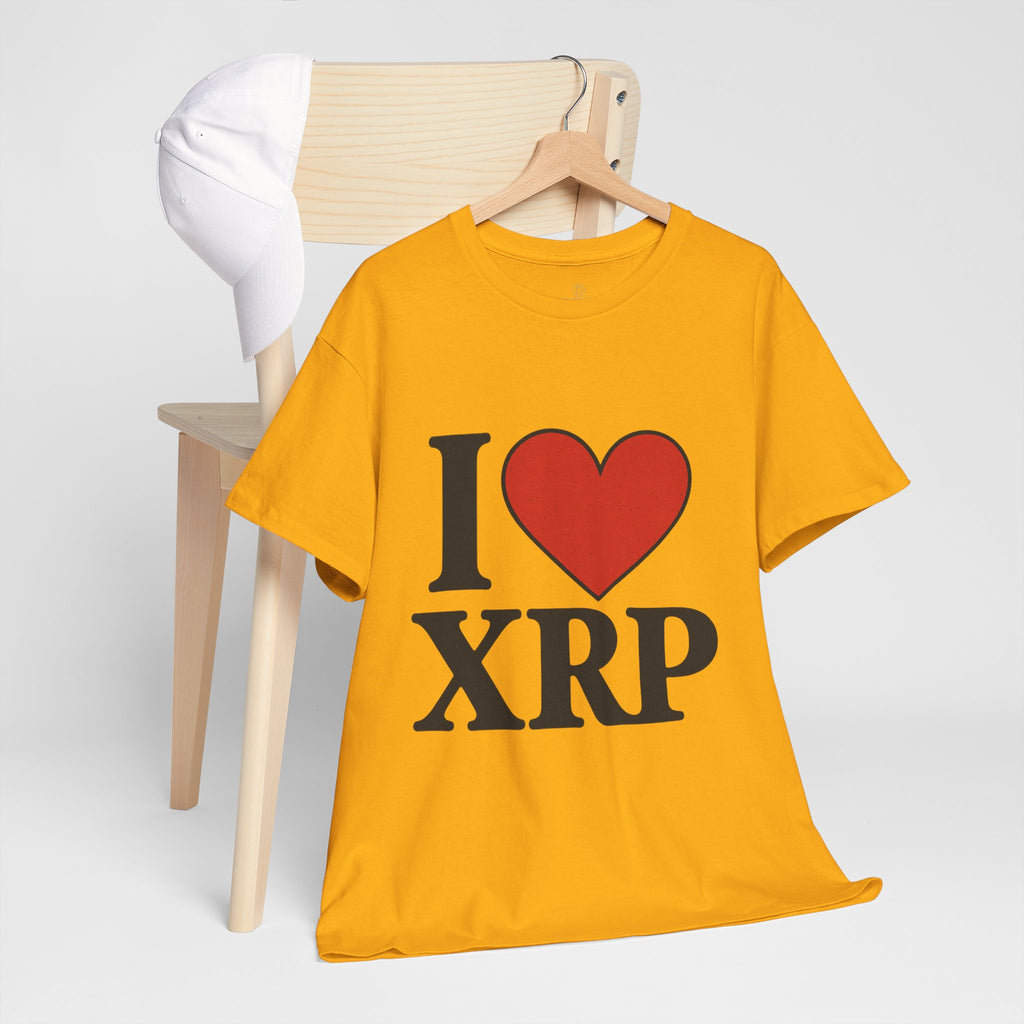 I  XRP T-Shirt — Crypto Enthusiast Ripple Tee