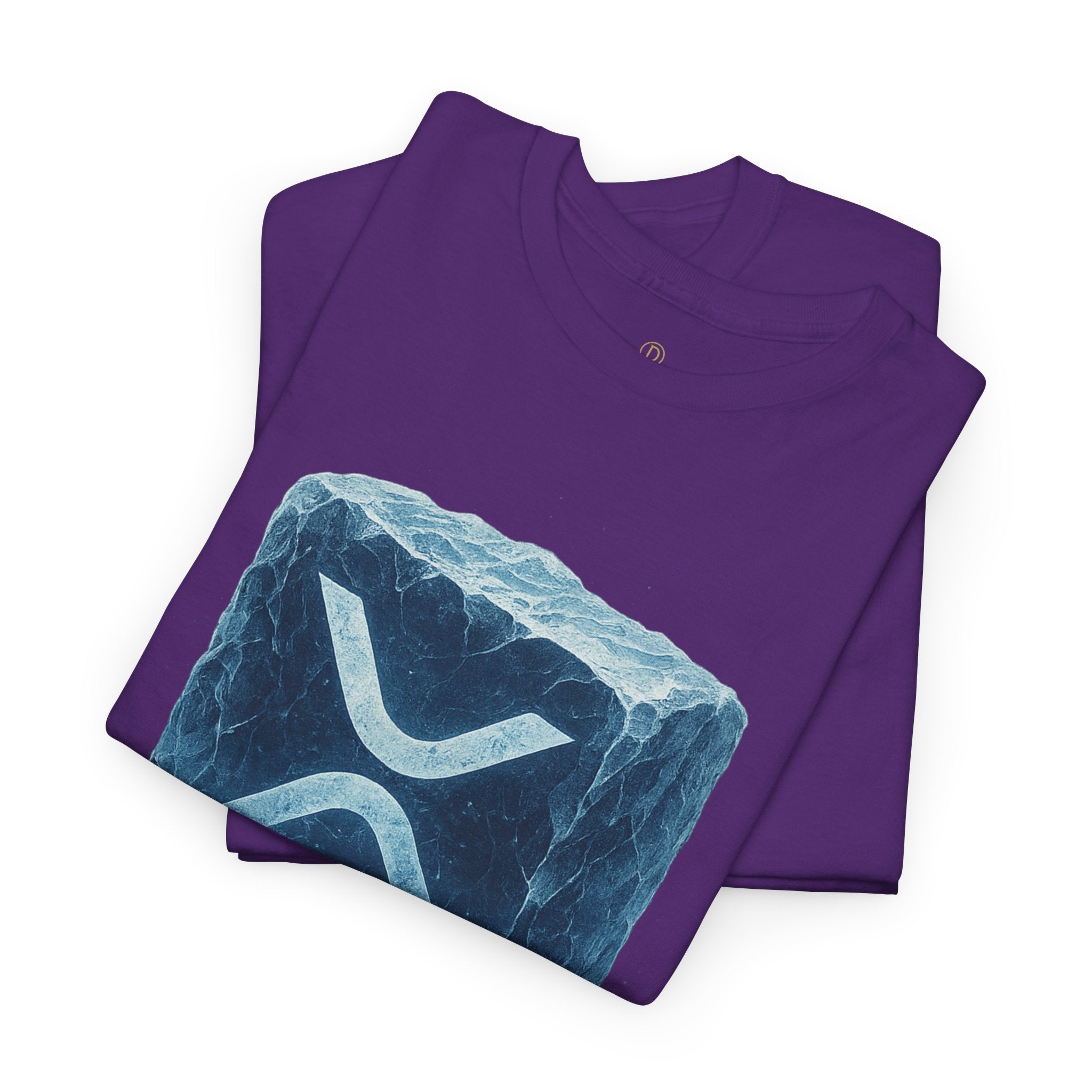 Cold Flow Ripple Logo T‑Shirt — 'Cold Flow: Built Different' Ice Cube Design