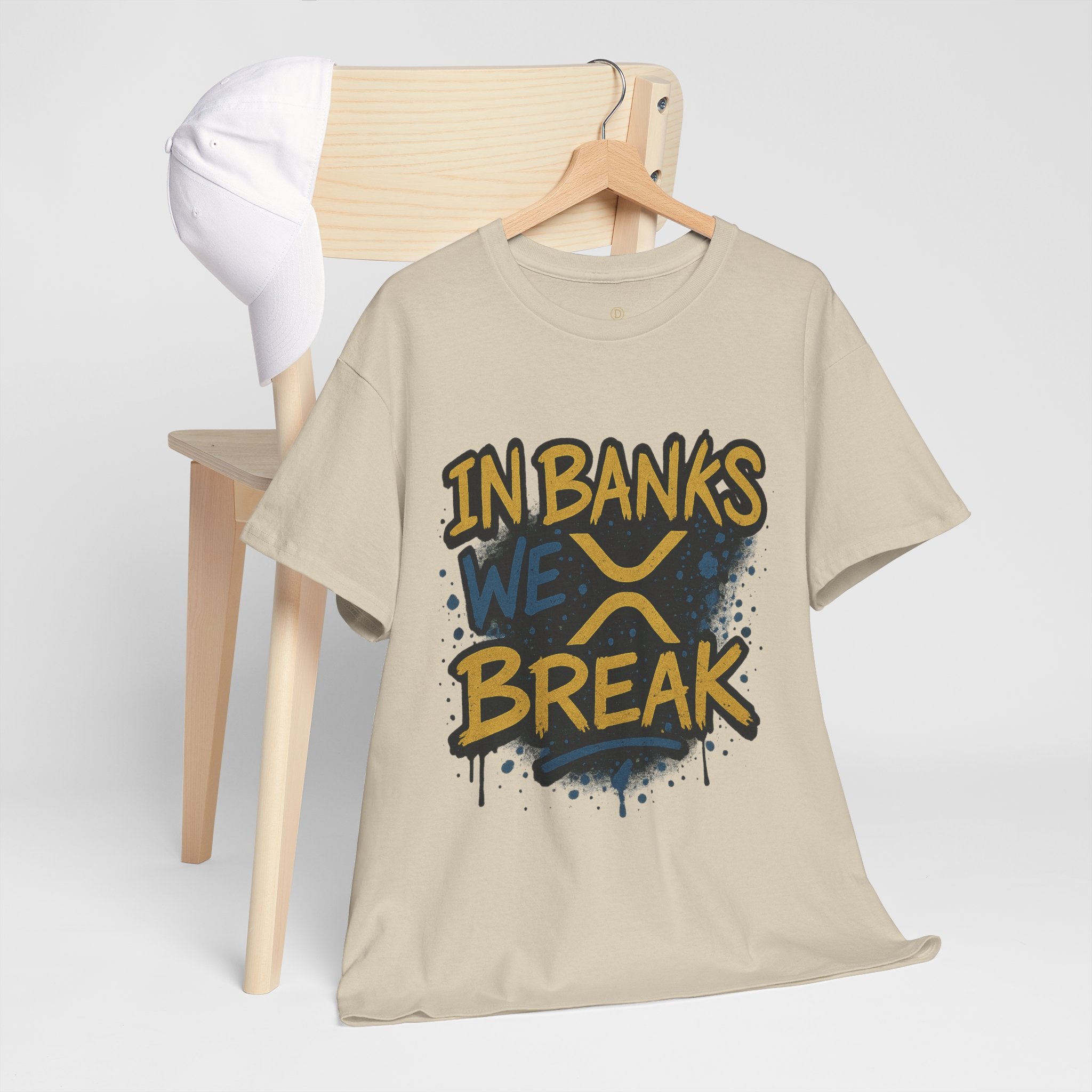 Ripple 'In Banks We Break' Graphic Tee — Crypto XRP Streetwear