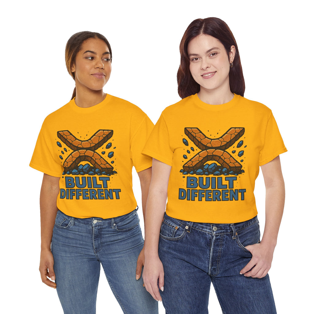 Built Different T-Shirt — Rugged Crypto X Design Tee