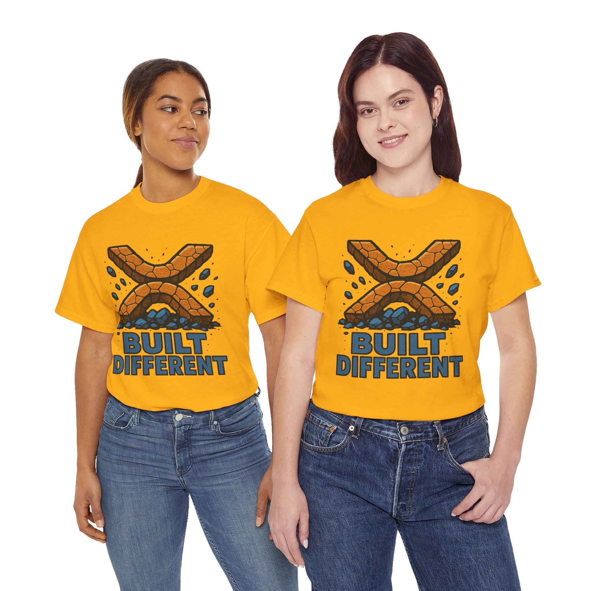 Built Different T-Shirt — Rugged Crypto X Design Tee