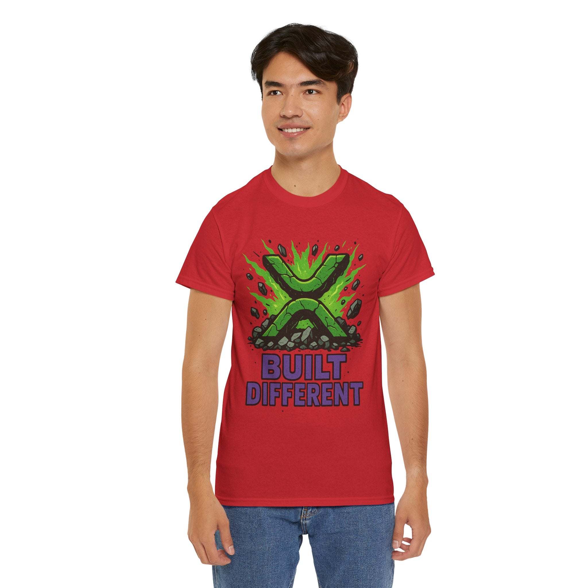Built Different T-Shirt — Green Gamer Logo Tee