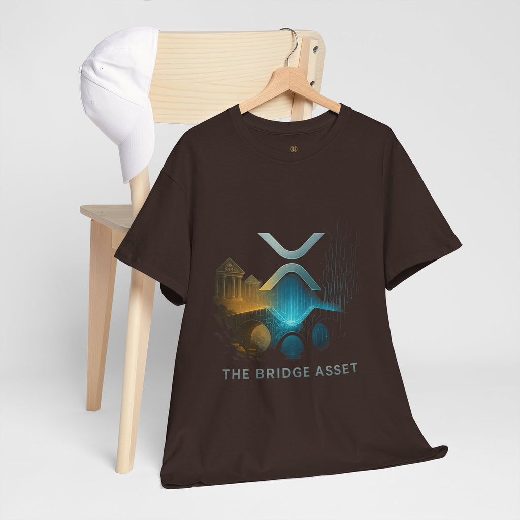 Ripple XRP Crypto Tee — 'The Bridge Asset' Logo T-Shirt