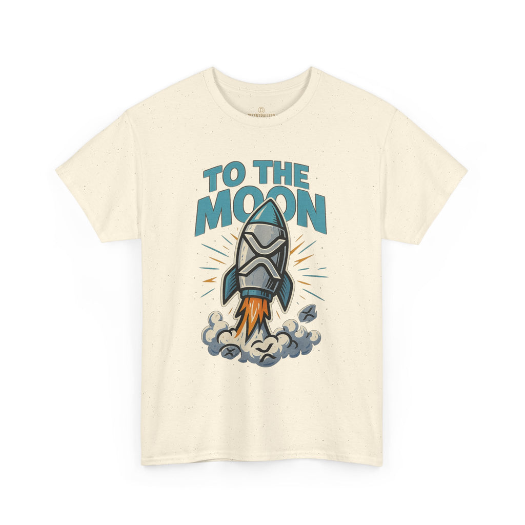 To The Moon Rocket T-Shirt — Space Graphic Tee for Crypto & Space Enthusiasts