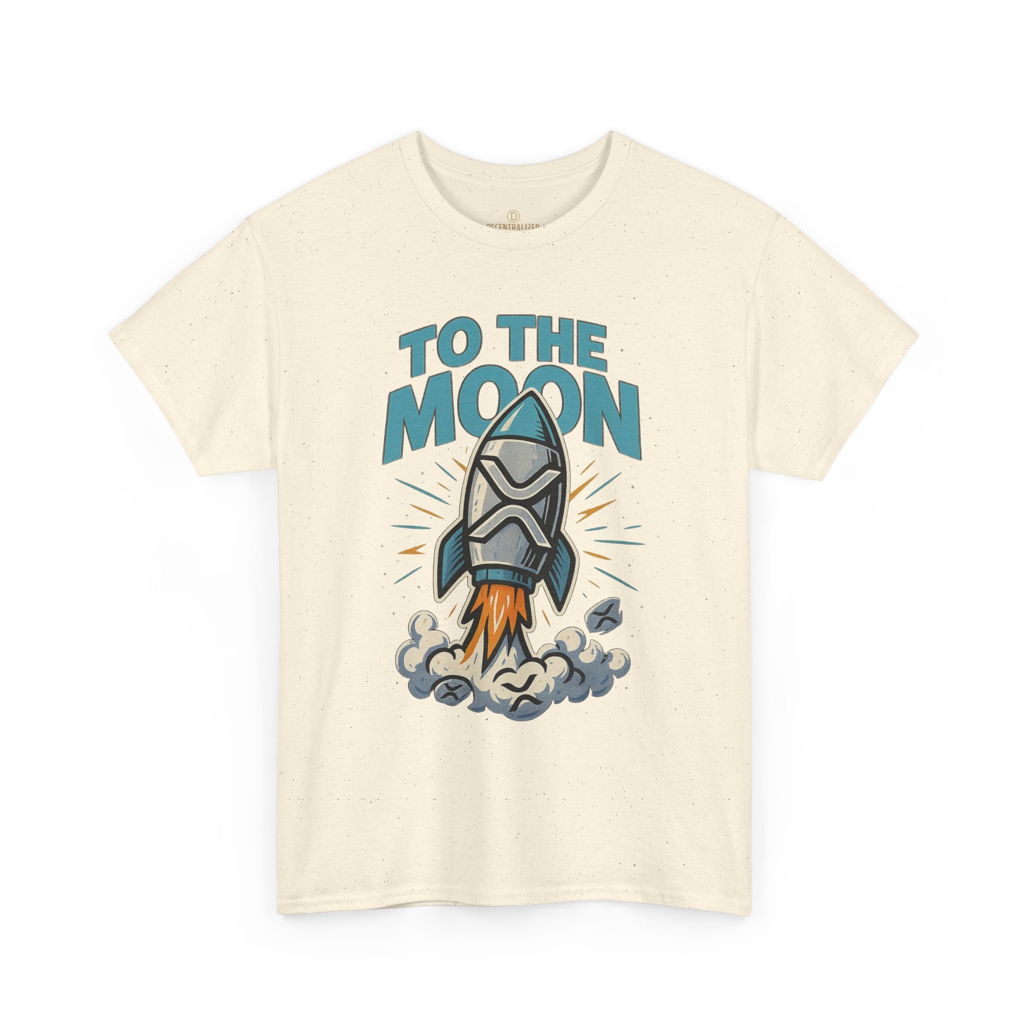 To The Moon Rocket T-Shirt — Space Graphic Tee for Crypto & Space Enthusiasts