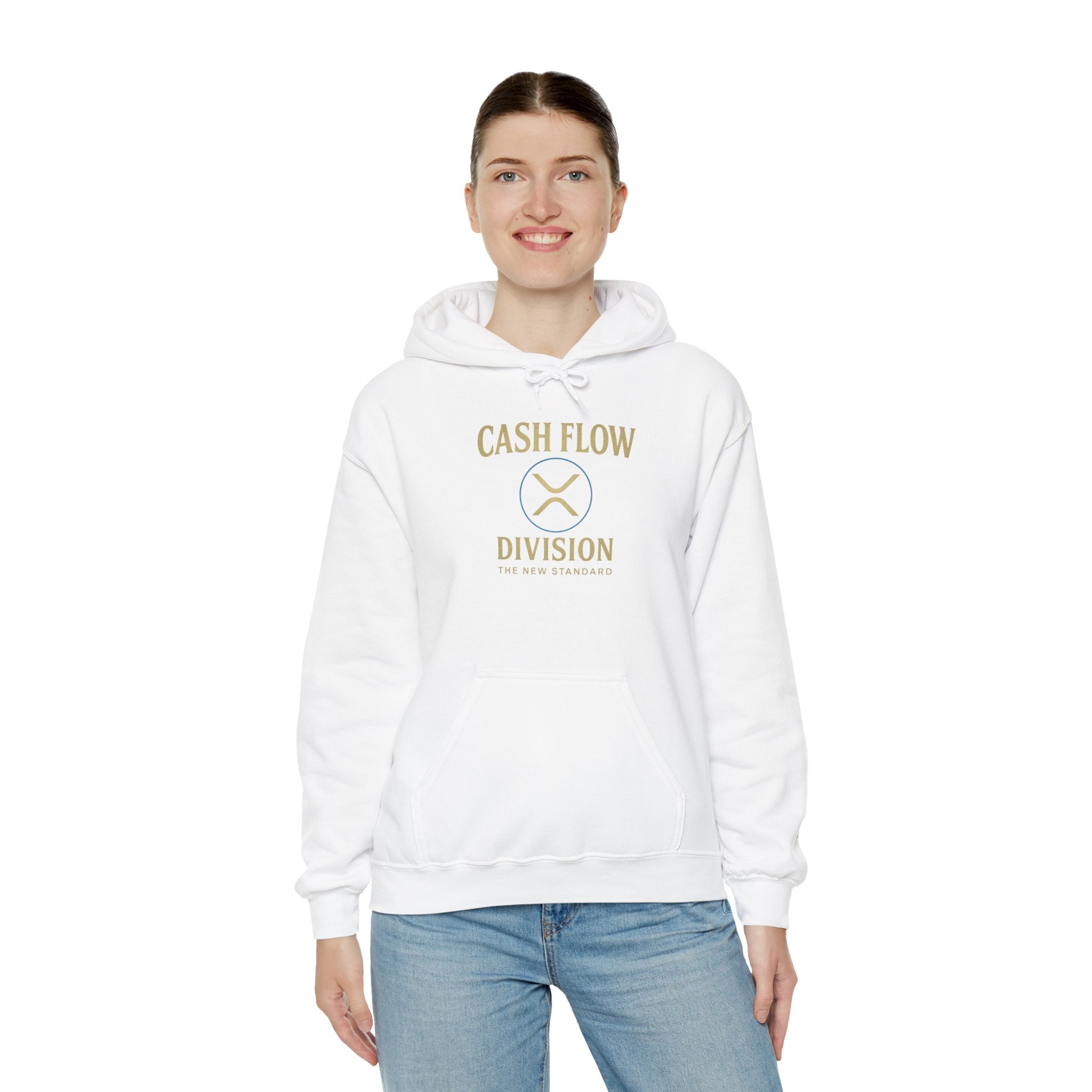 Cash Flow Division Hoodie — Minimalist Finance Logo Pullover