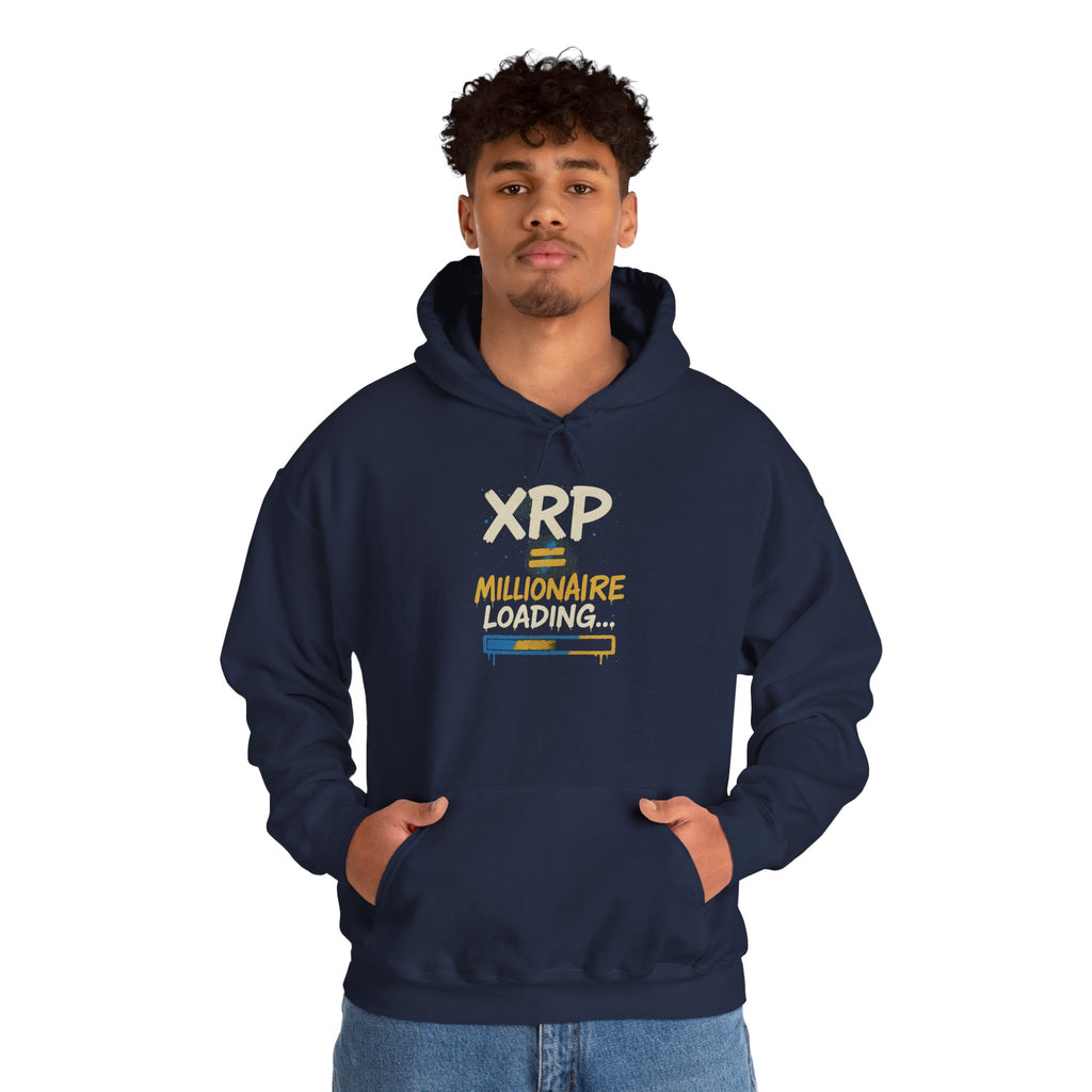 XRP "Millionaire Loading" Hoodie - Crypto Investor Sweatshirt