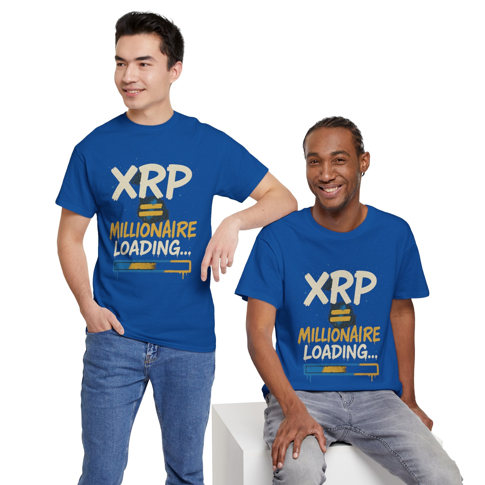 XRP Millionaire Loading T-Shirt — Crypto Investor Progress Tee