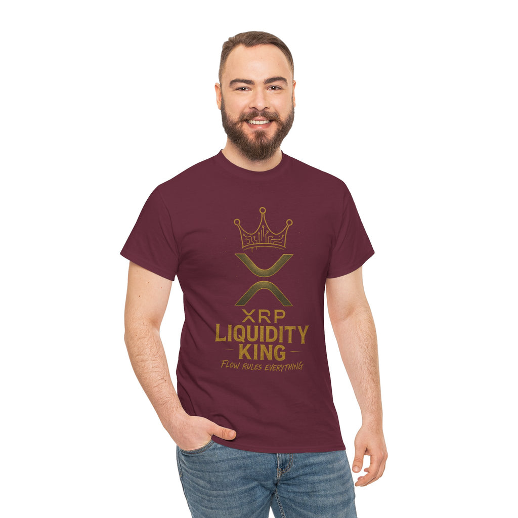 XRP Liquidity King Tee — Crypto Crown T-Shirt