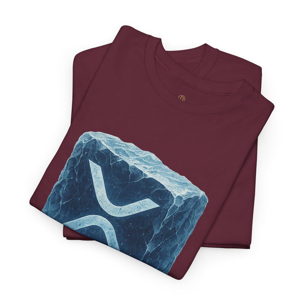 Cold Flow Ripple Logo T‑Shirt — 'Cold Flow: Built Different' Ice Cube Design