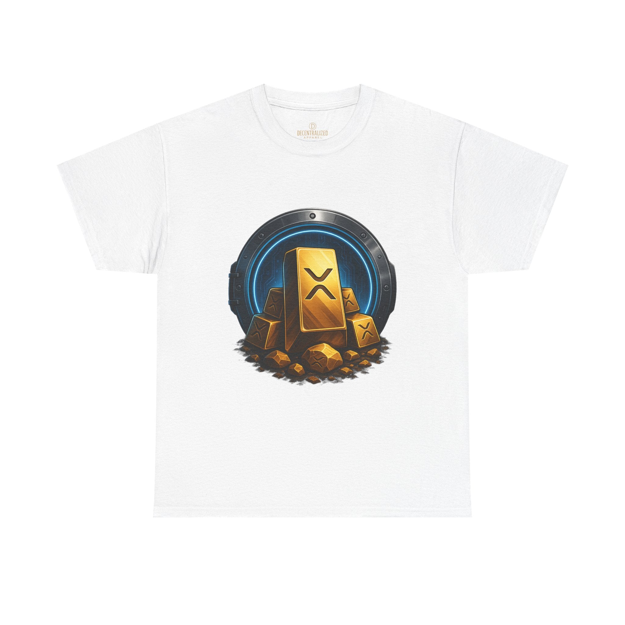 Crypto Gold Bars T-Shirt — Ripple (XRP) Stack Graphic Tee