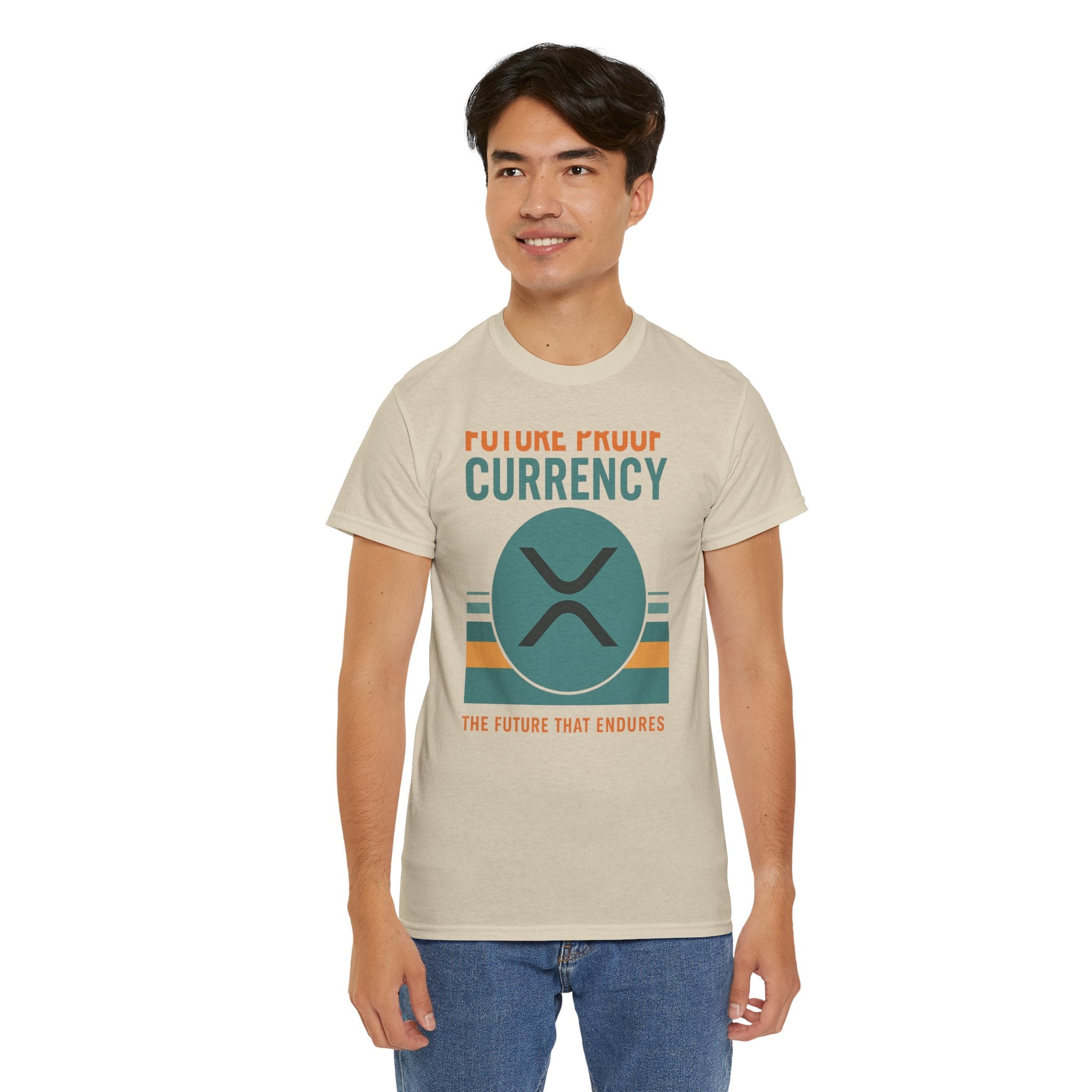 RIPPLE XRP 'Future Proof Currency' Graphic Tee — Crypto Retro Logo Shirt
