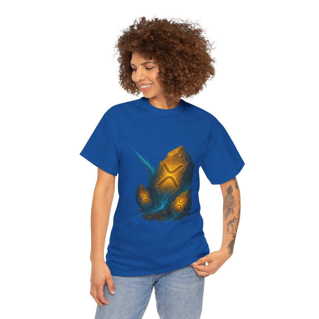 Rune Stone Graphic Tee — Glowing Mystic Rock T-Shirt