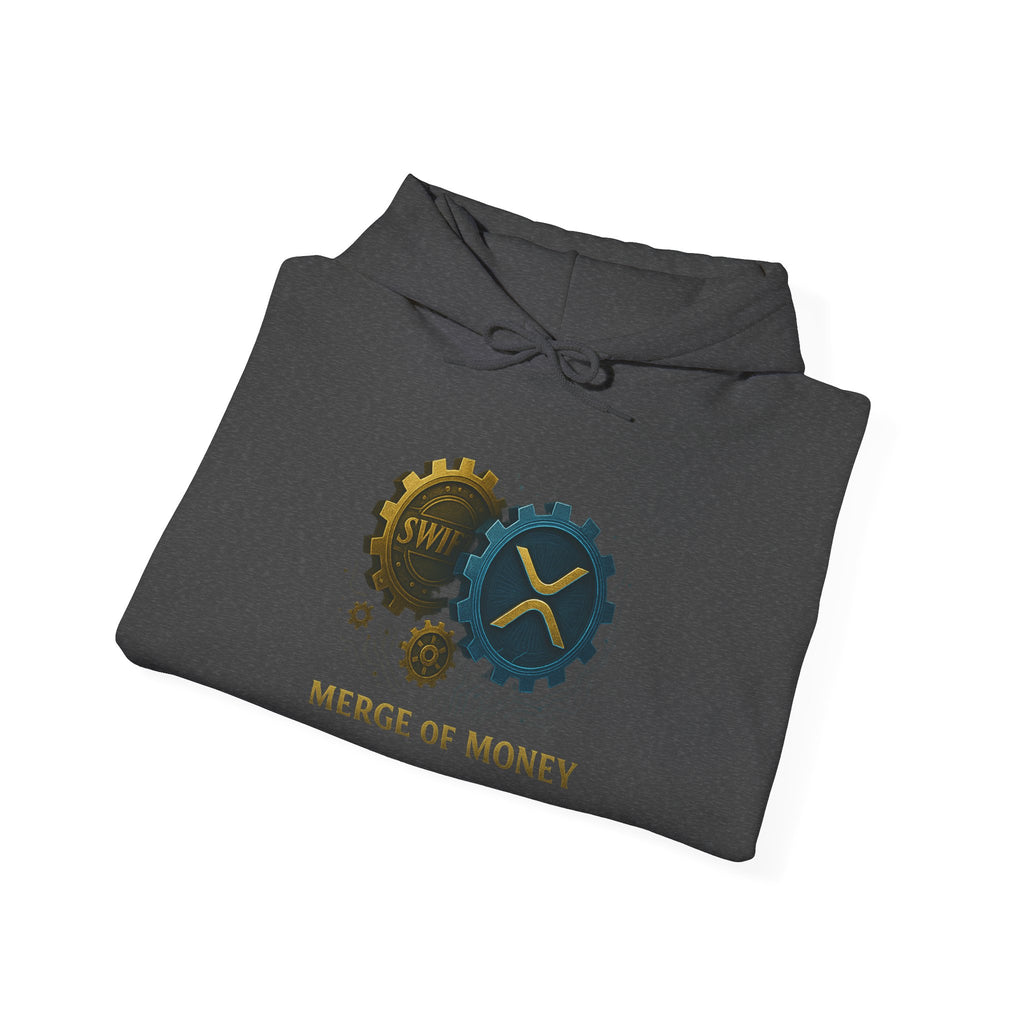 Merge of Money Hoodie — Financial Gears Graphic Pullover