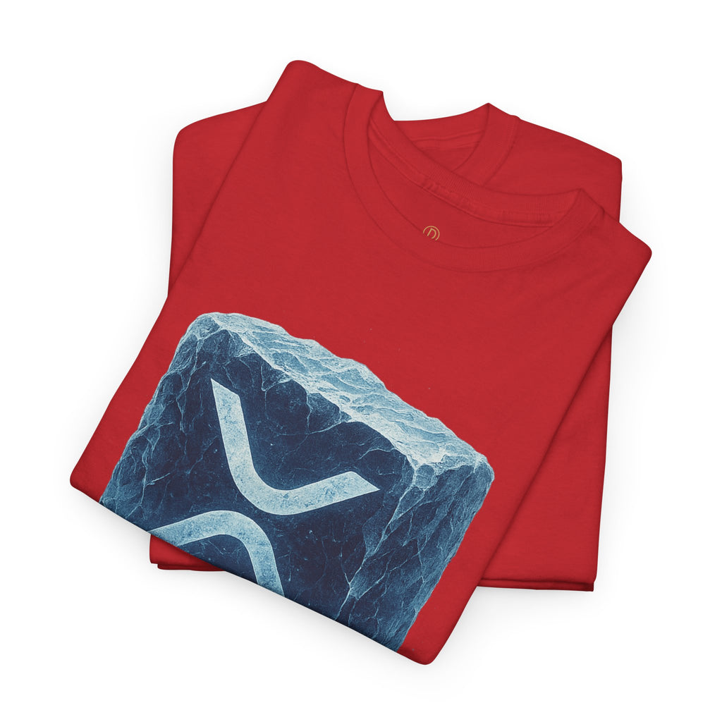 Cold Flow Ripple Logo T‑Shirt — 'Cold Flow: Built Different' Ice Cube Design