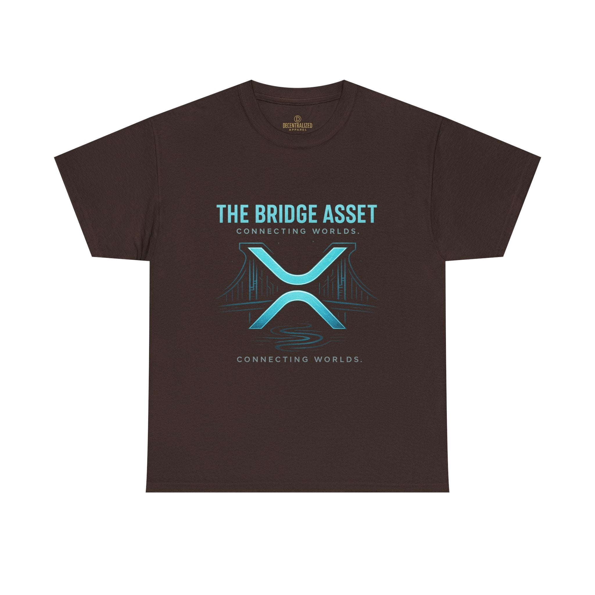 The Bridge Asset Tee – 'Connecting Worlds' Crypto Ripple X Logo T-Shirt