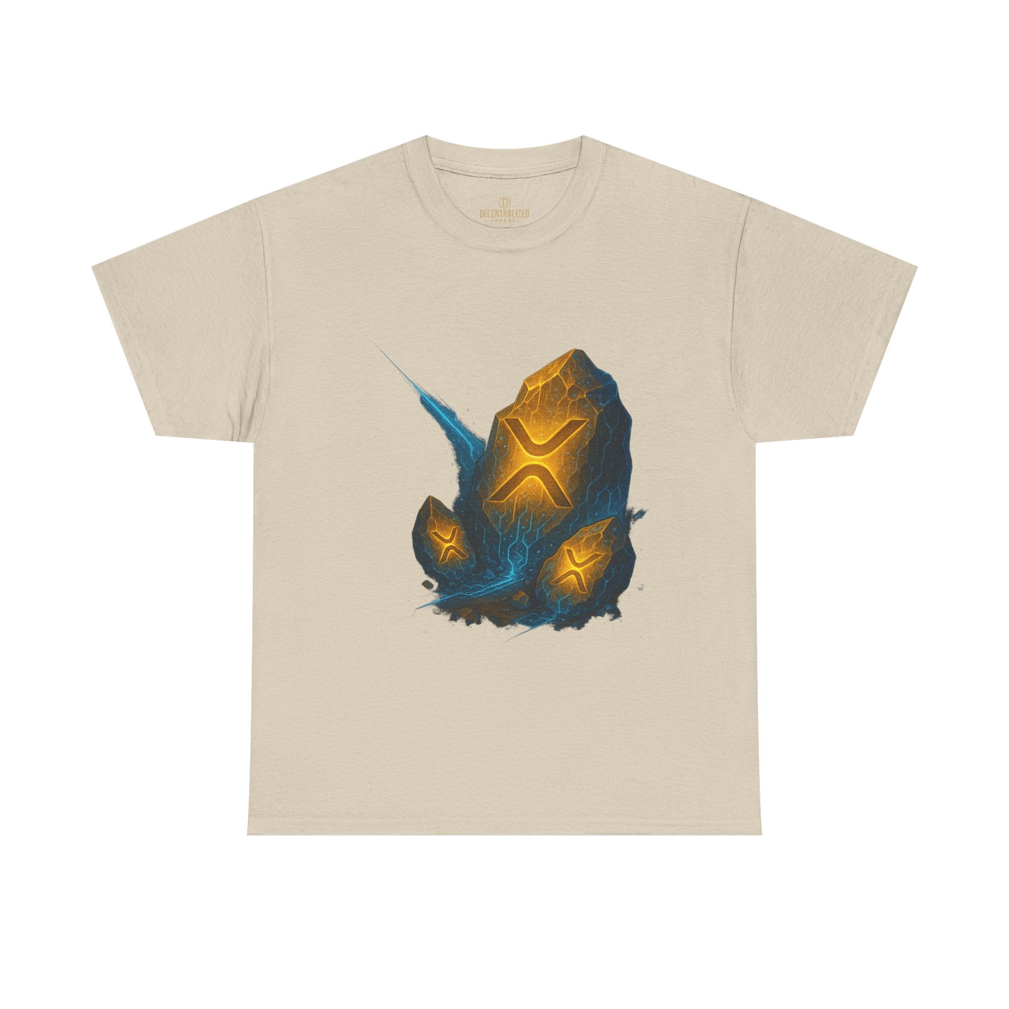 Rune Stone Graphic Tee — Glowing Mystic Rock T-Shirt