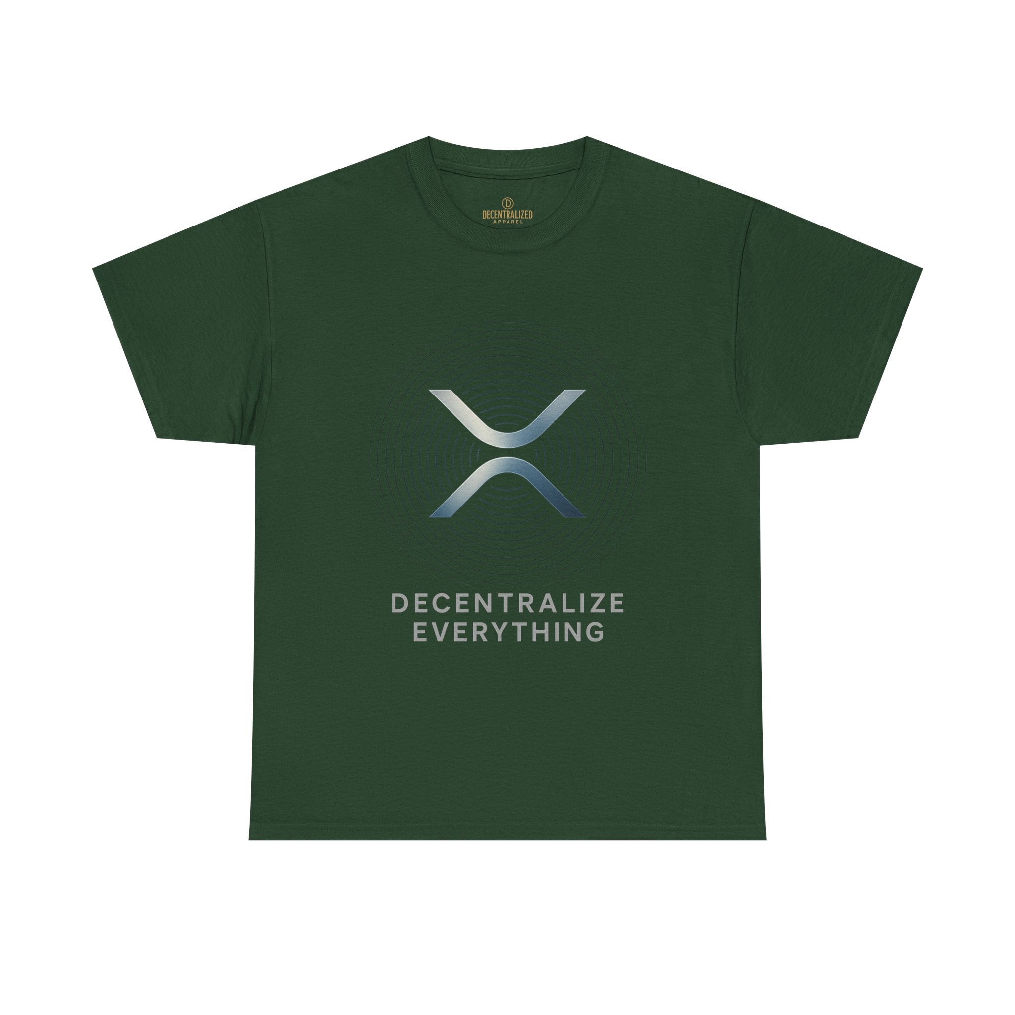 XRP 'Decentralize Everything' Tee - Crypto Logo T-Shirt