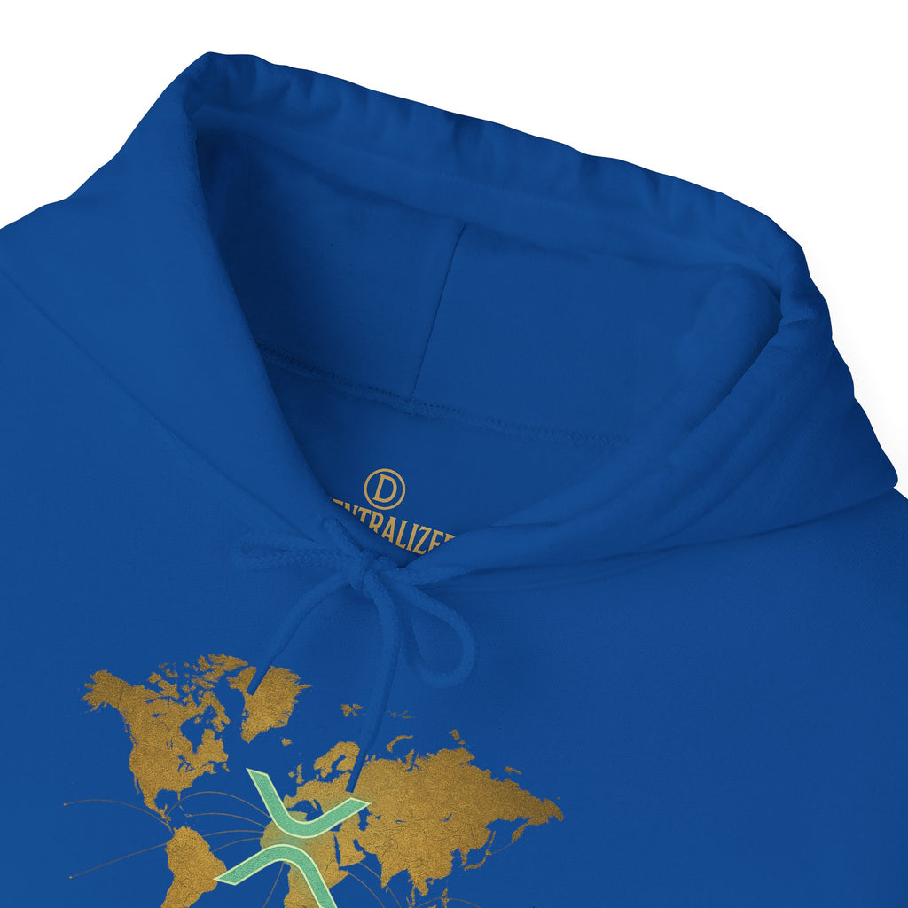 Global Reserve Hoodie — World Map Logo Pullover