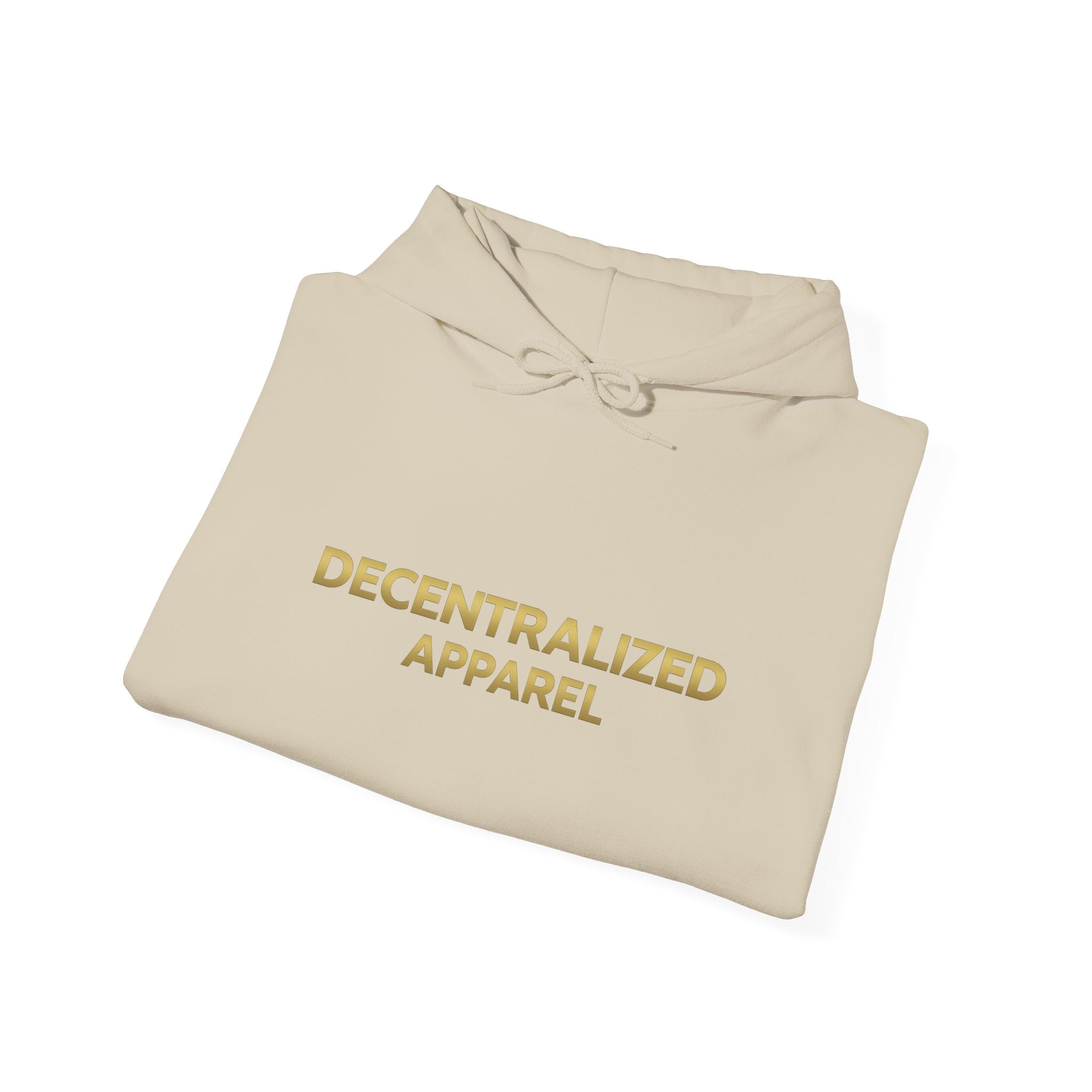Decentralized Apparel Hoodie — Minimalist Crypto-Inspired White Pullover