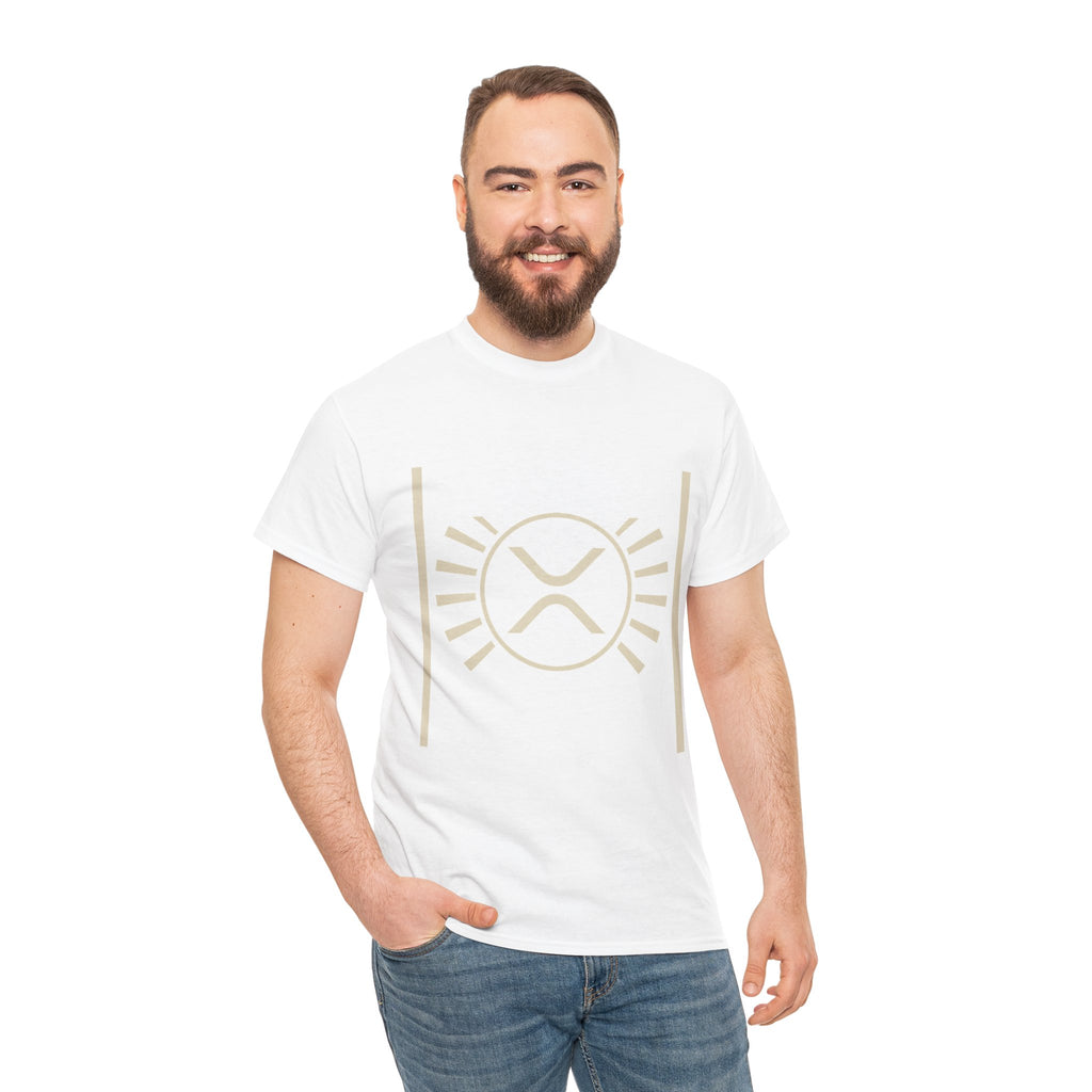 XRP Sun Logo T‑Shirt — Minimal Crypto Ripple Tee